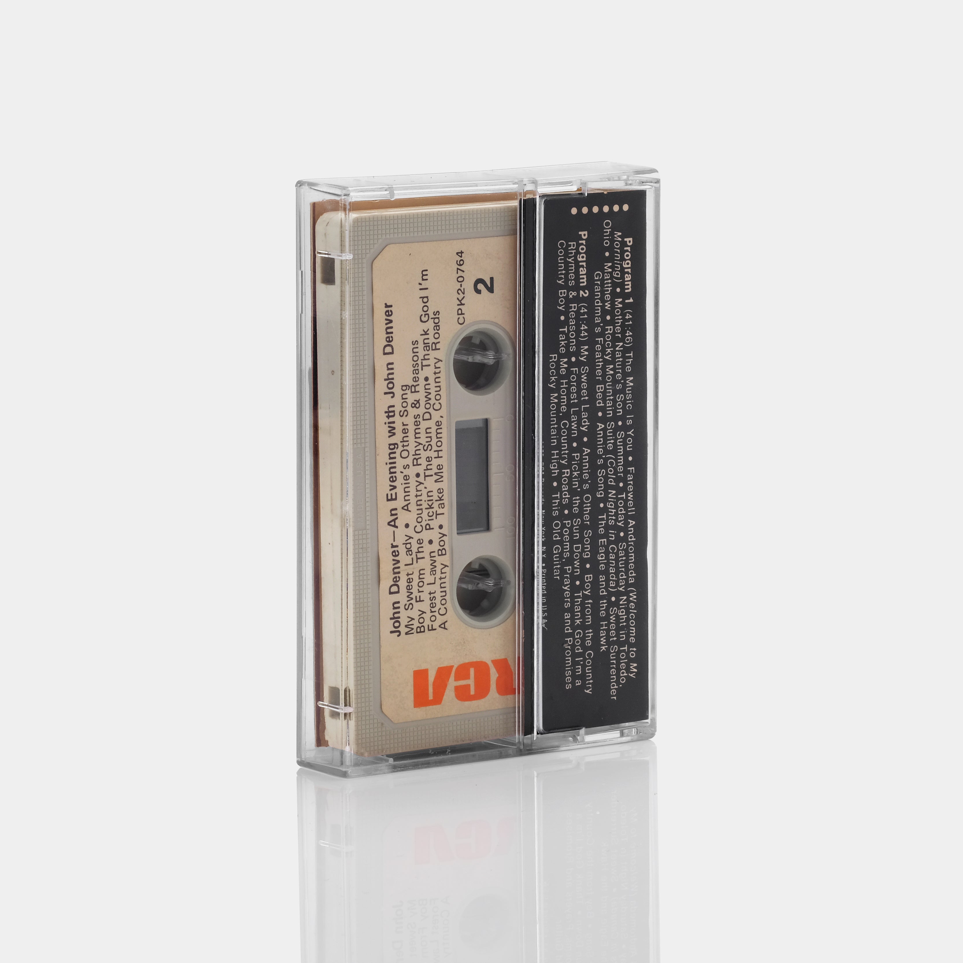 An Evening With John Denver Cassette Tape