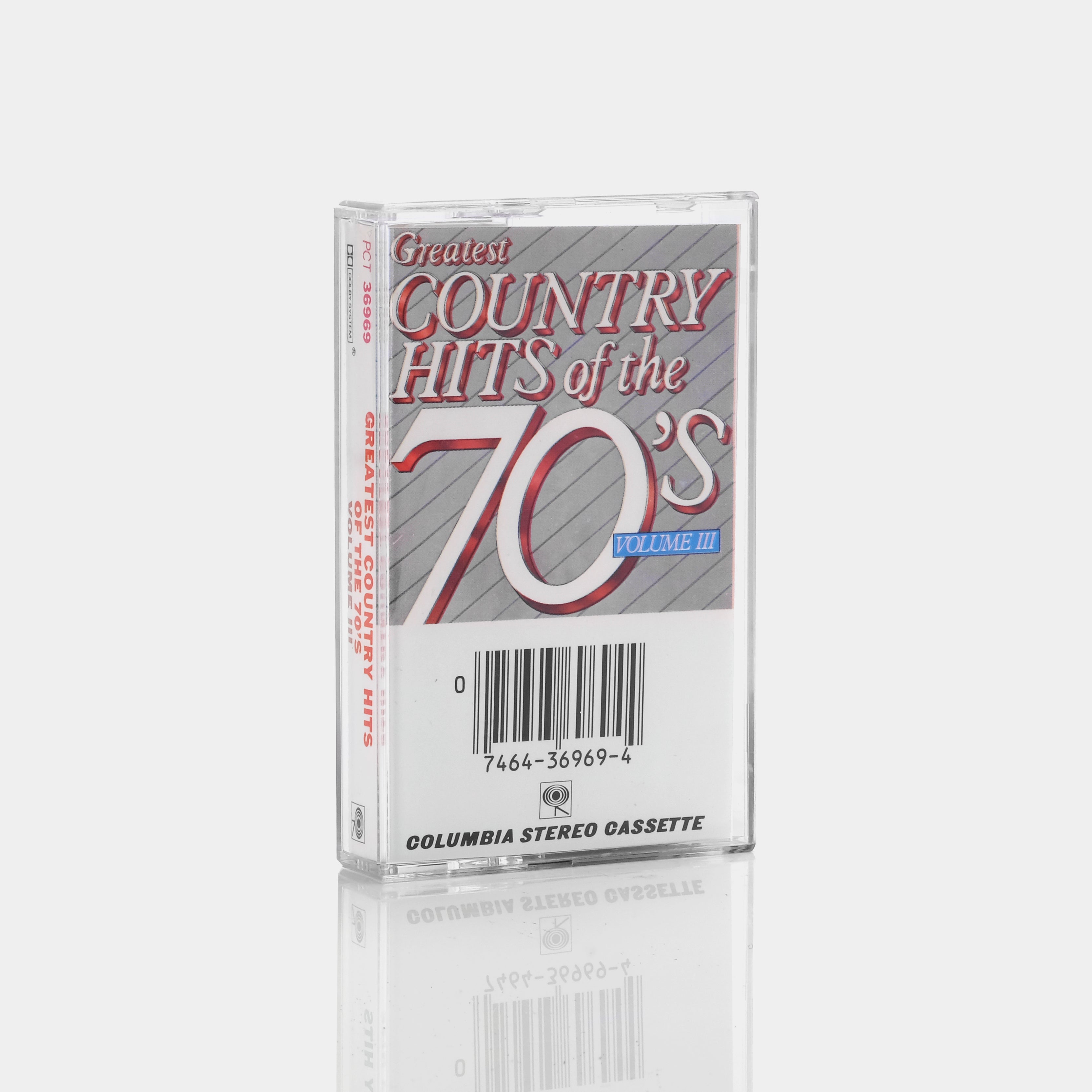 Greatest Country Hits Of The 70's Volume III Cassette Tape