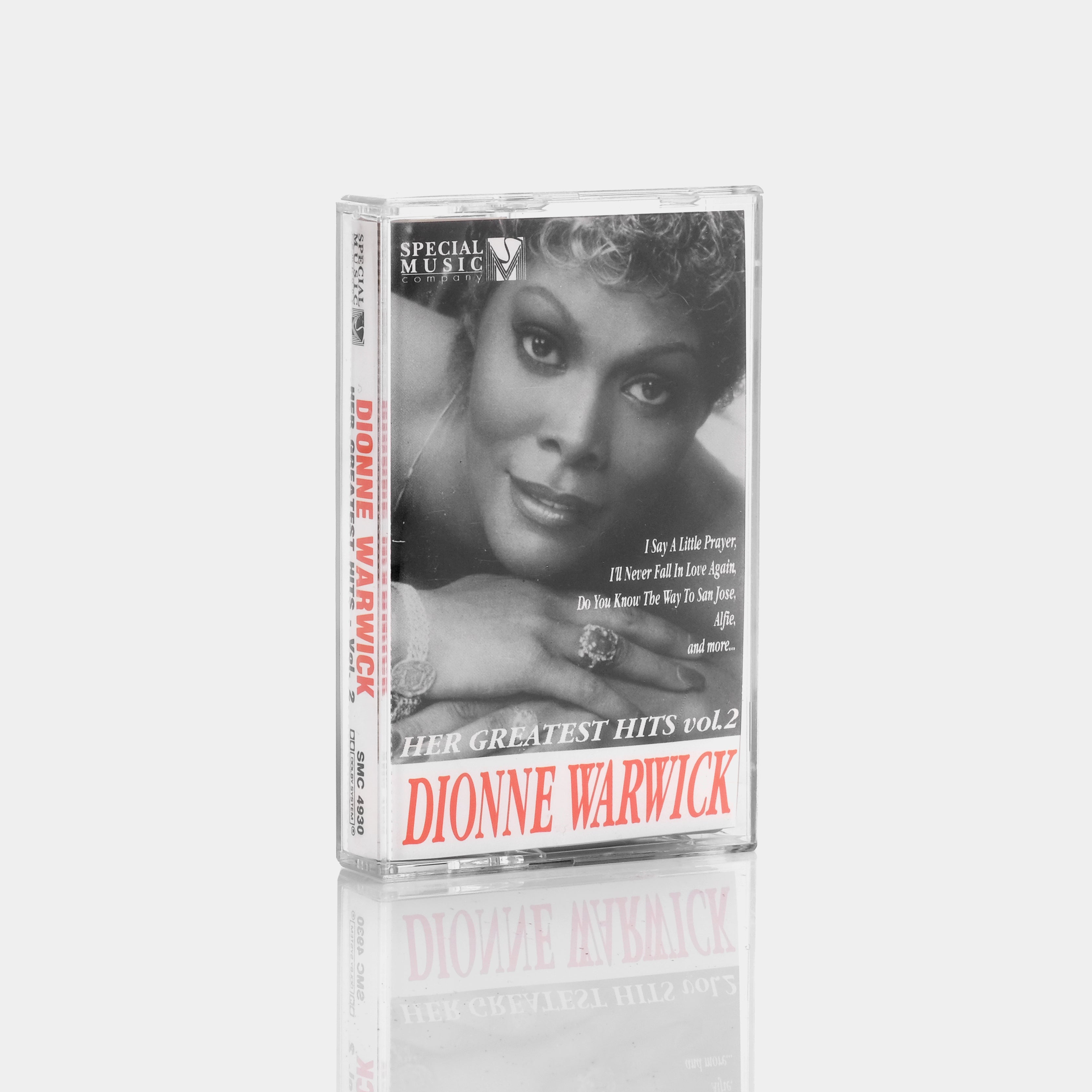 Dionne Warwick - Her Greatest Hits Vol. 2 Cassette Tape