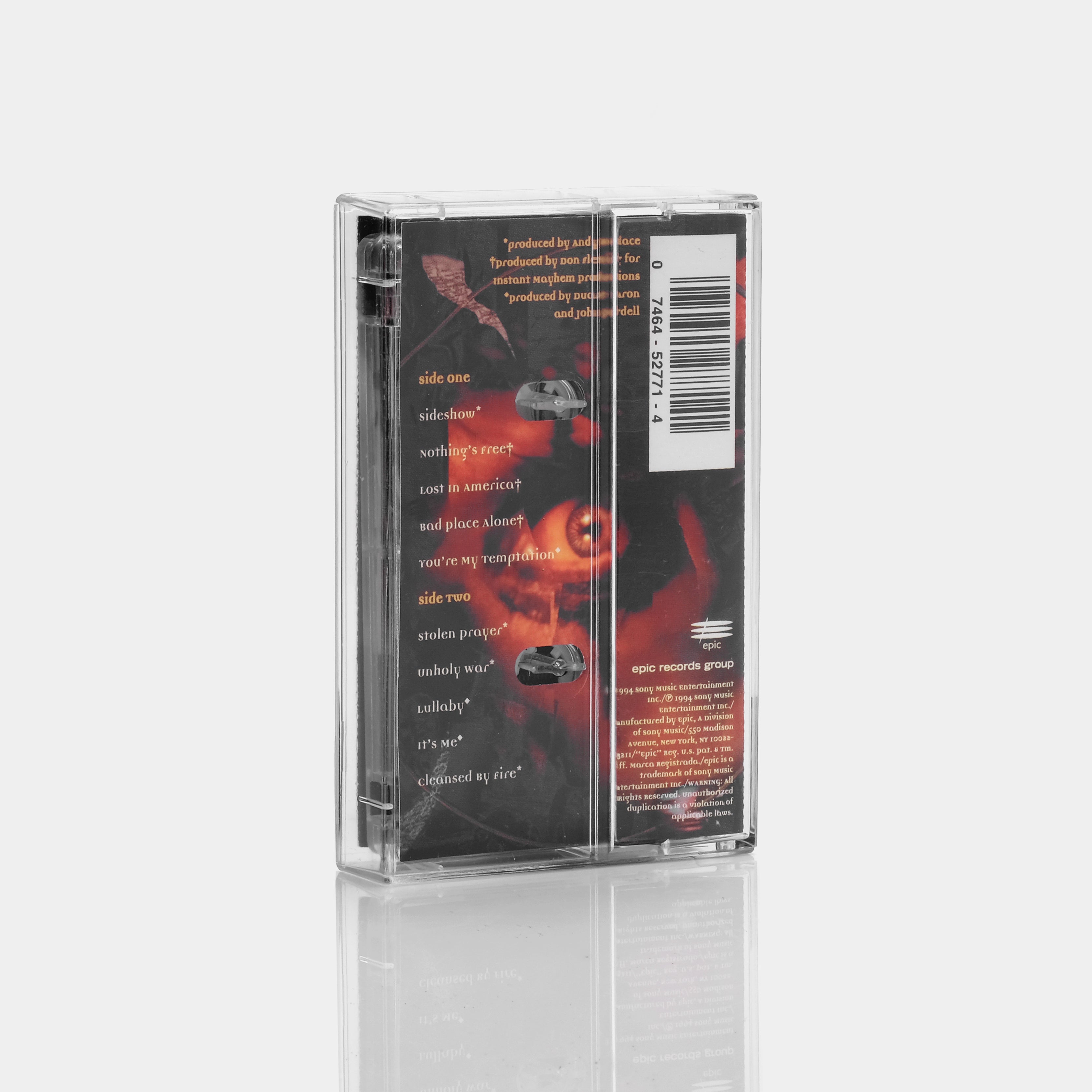 Alice Cooper - The Last Temptation Cassette Tape