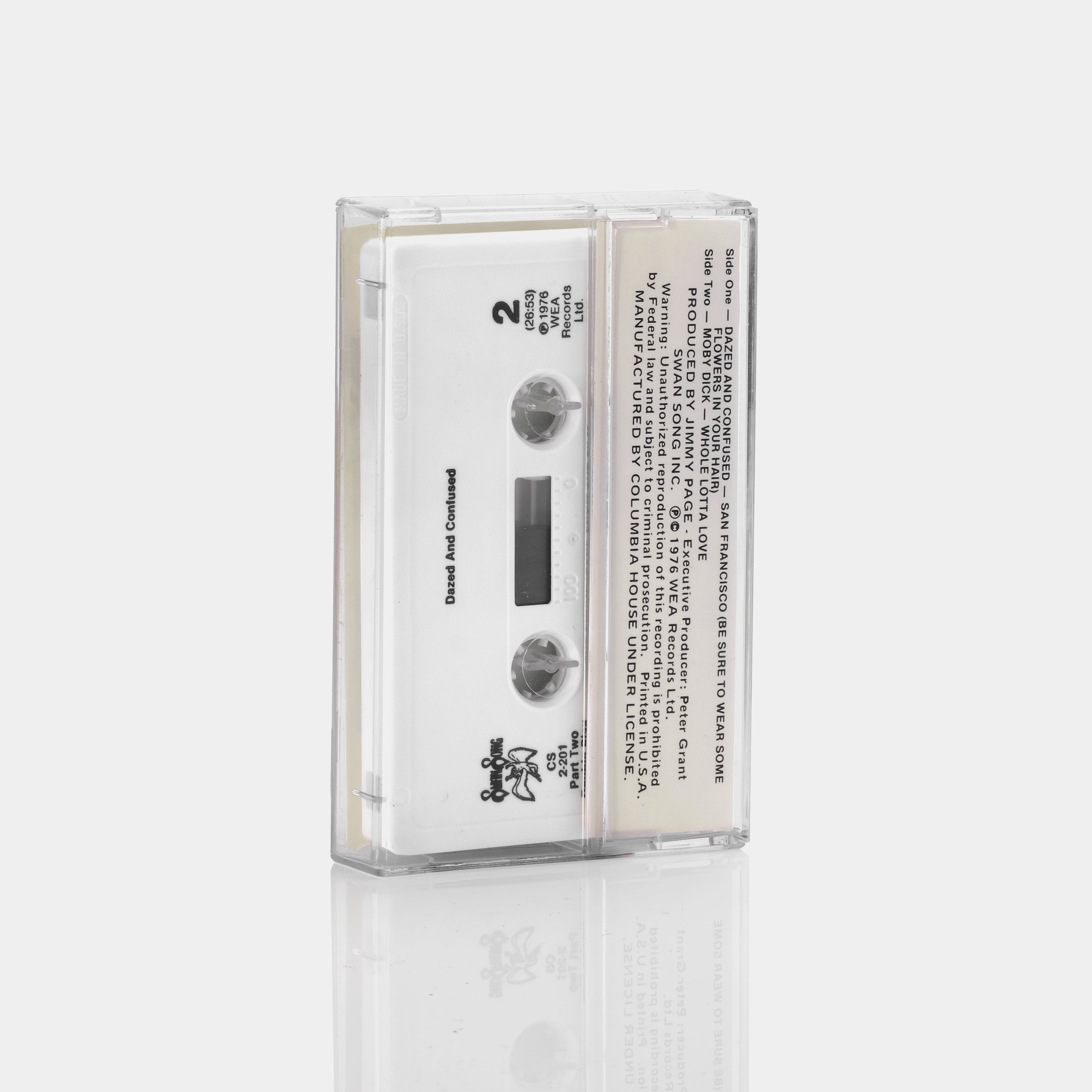 Led Zeppelin - The Soundtrack From The Film Led Zeppelin The Song Remains The Same (Part 2) Cassette Tape