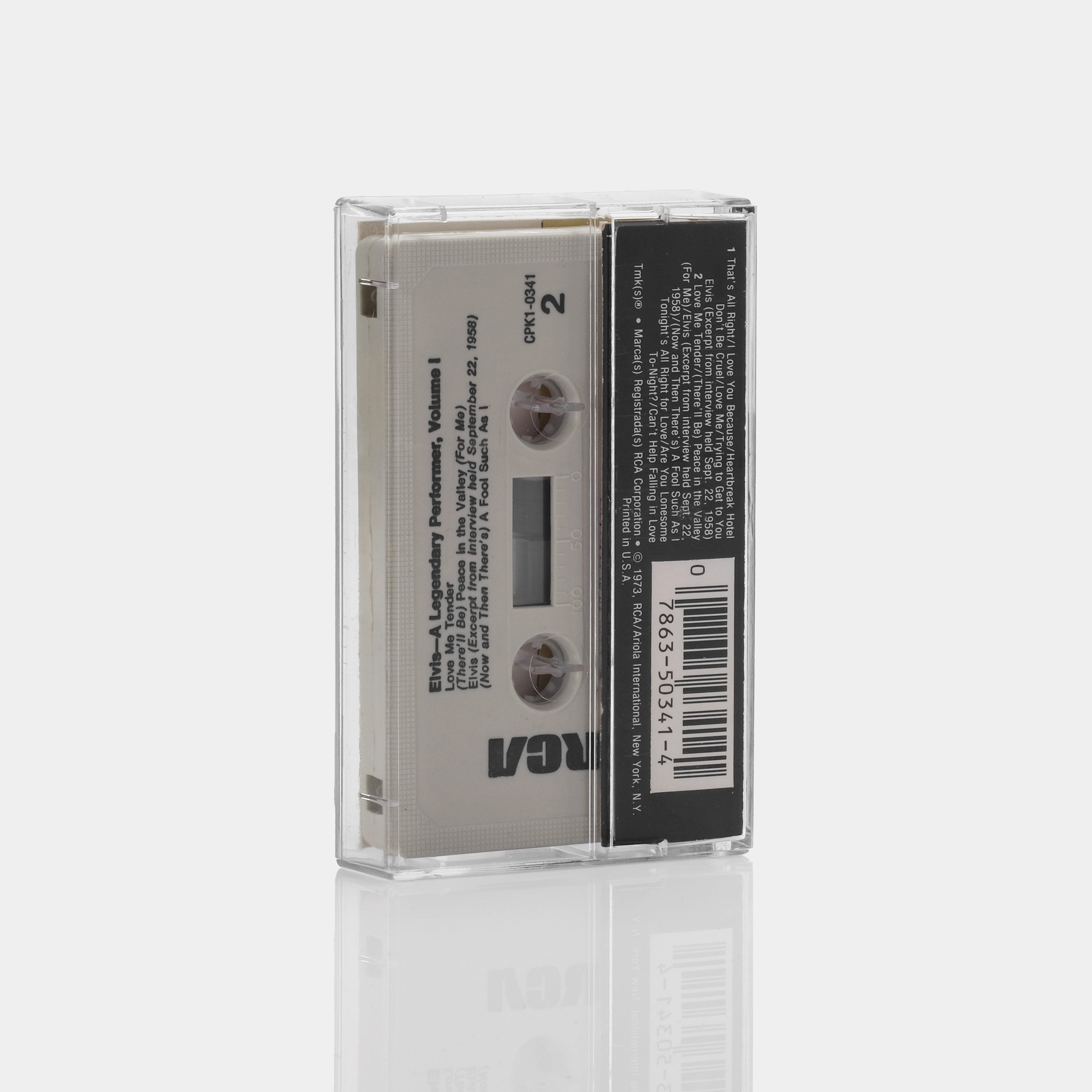 Elvis Presley - A Legendary Performer (Volume 1) Cassette Tape