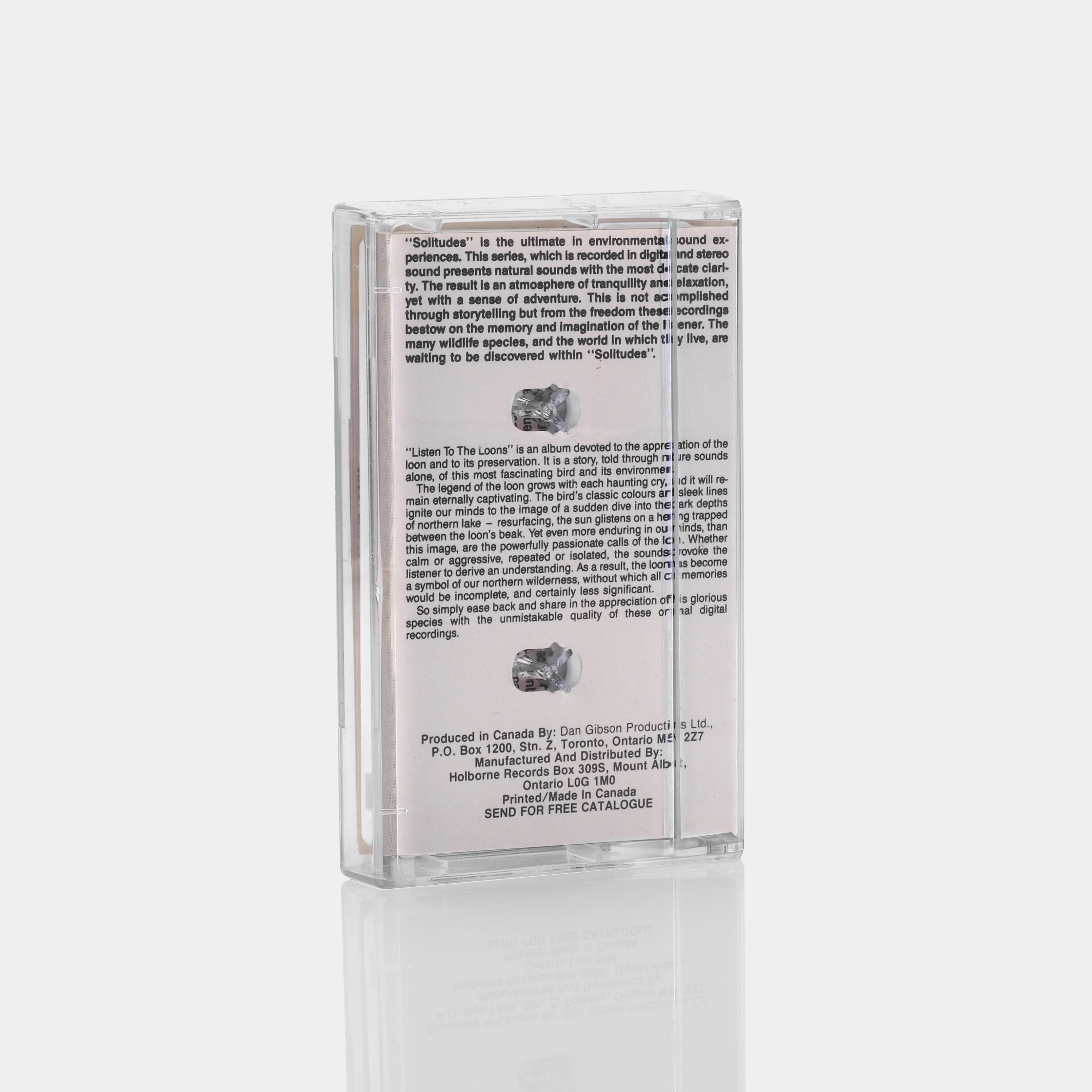 Solitudes - Volume Twelve Listen To The Loons (Proc) Cassette Tape