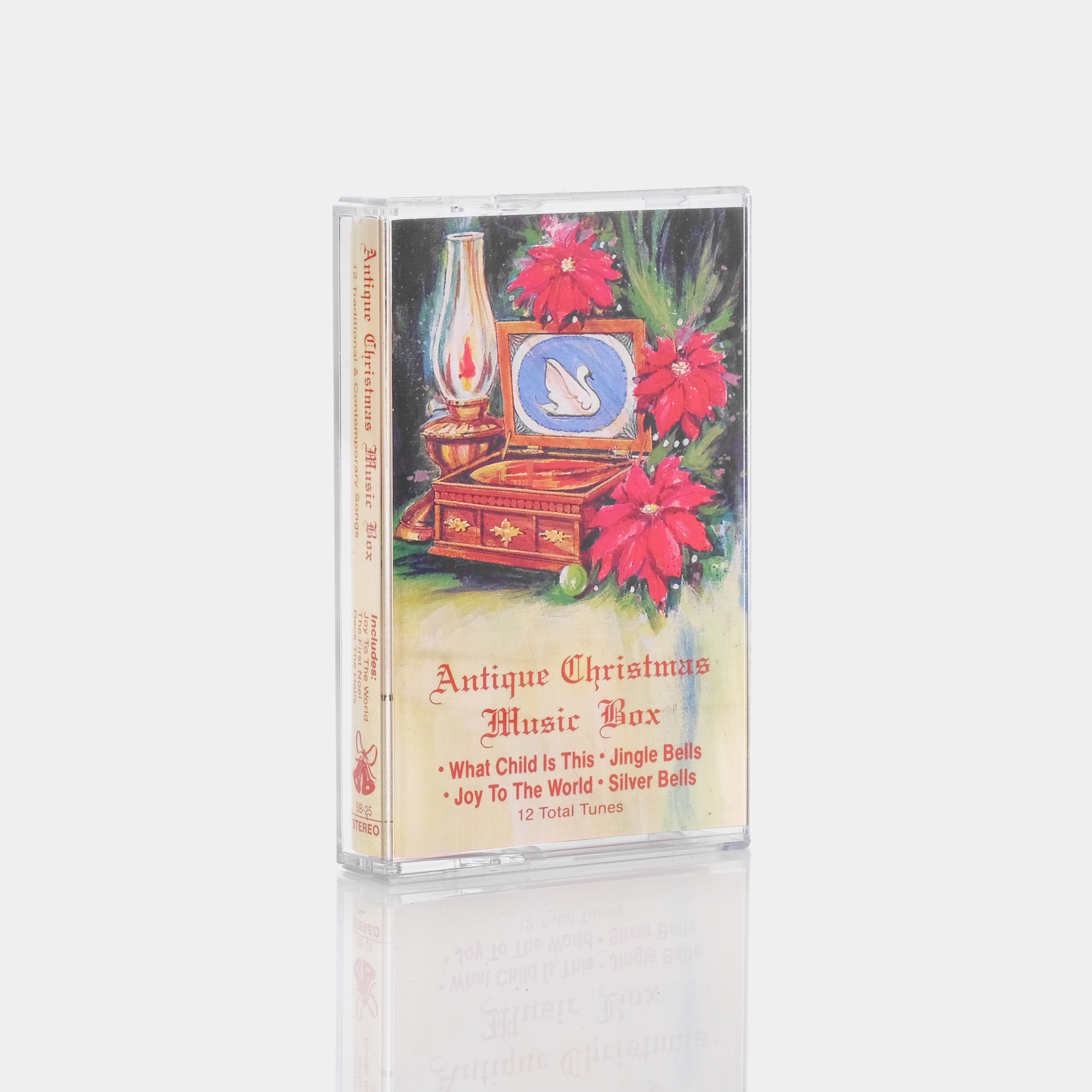 Antique Christmas Music Box Cassette Tape