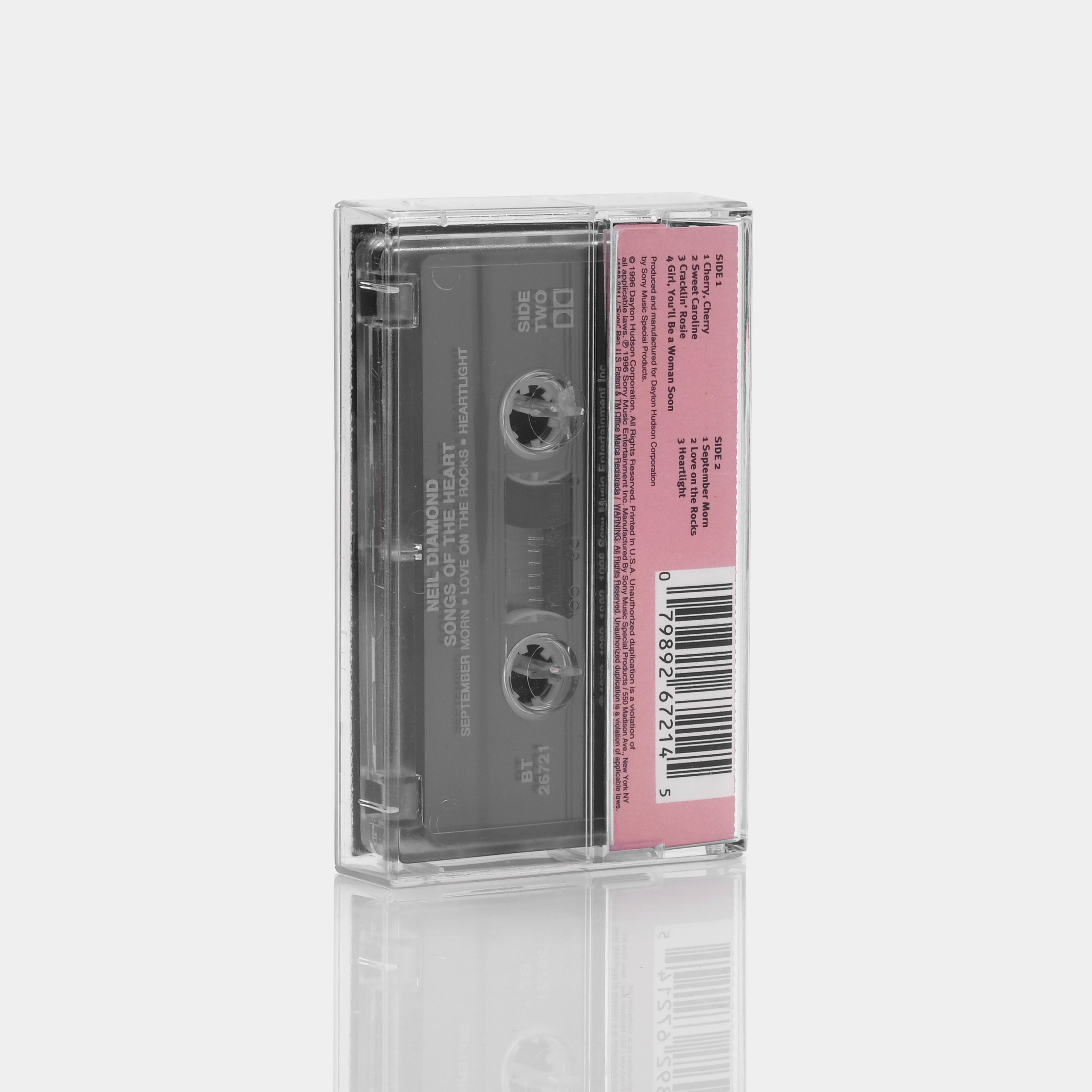 Neil Diamond - Songs Of The Heart Cassette Tape