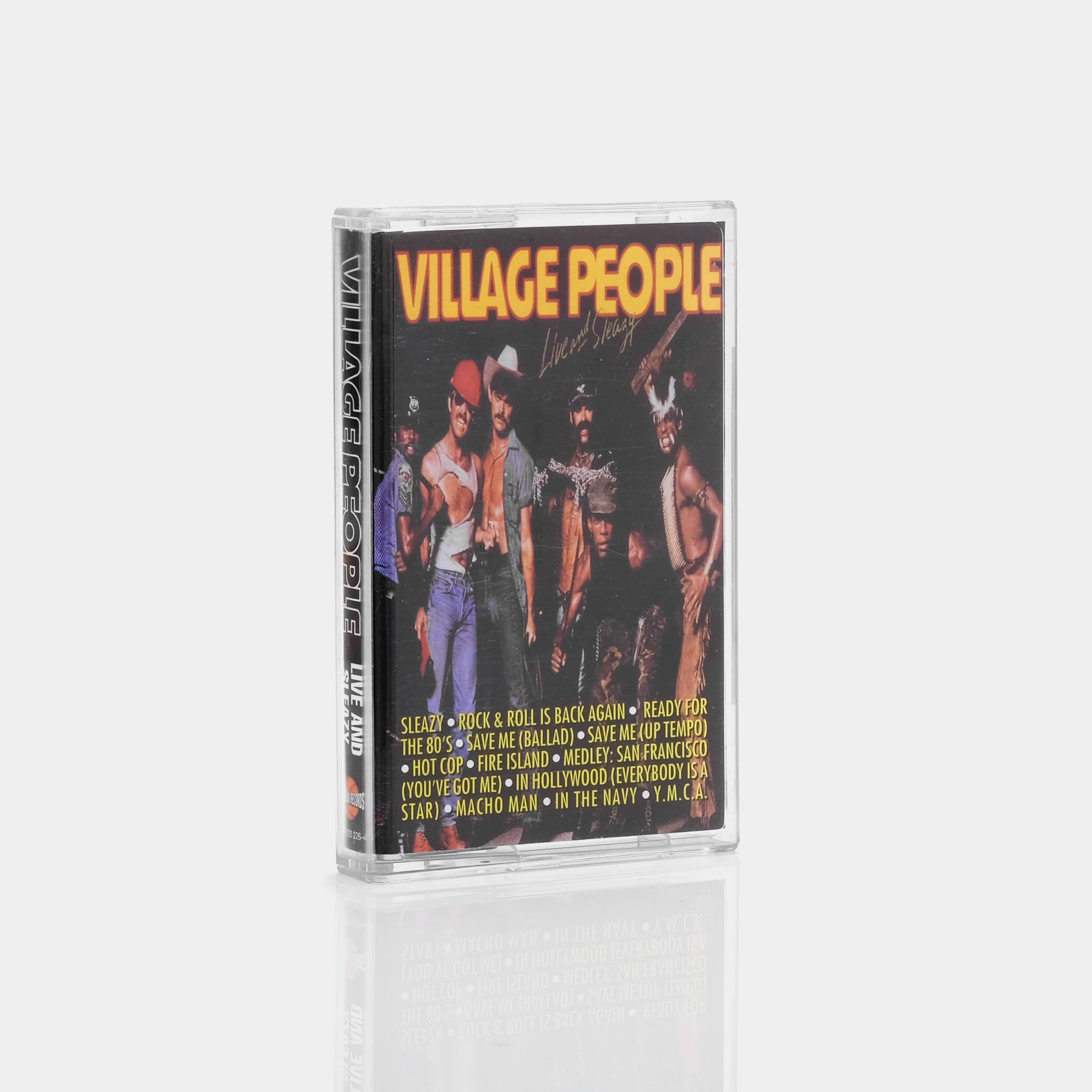 Village People - Live And Sleazy Cassette Tape