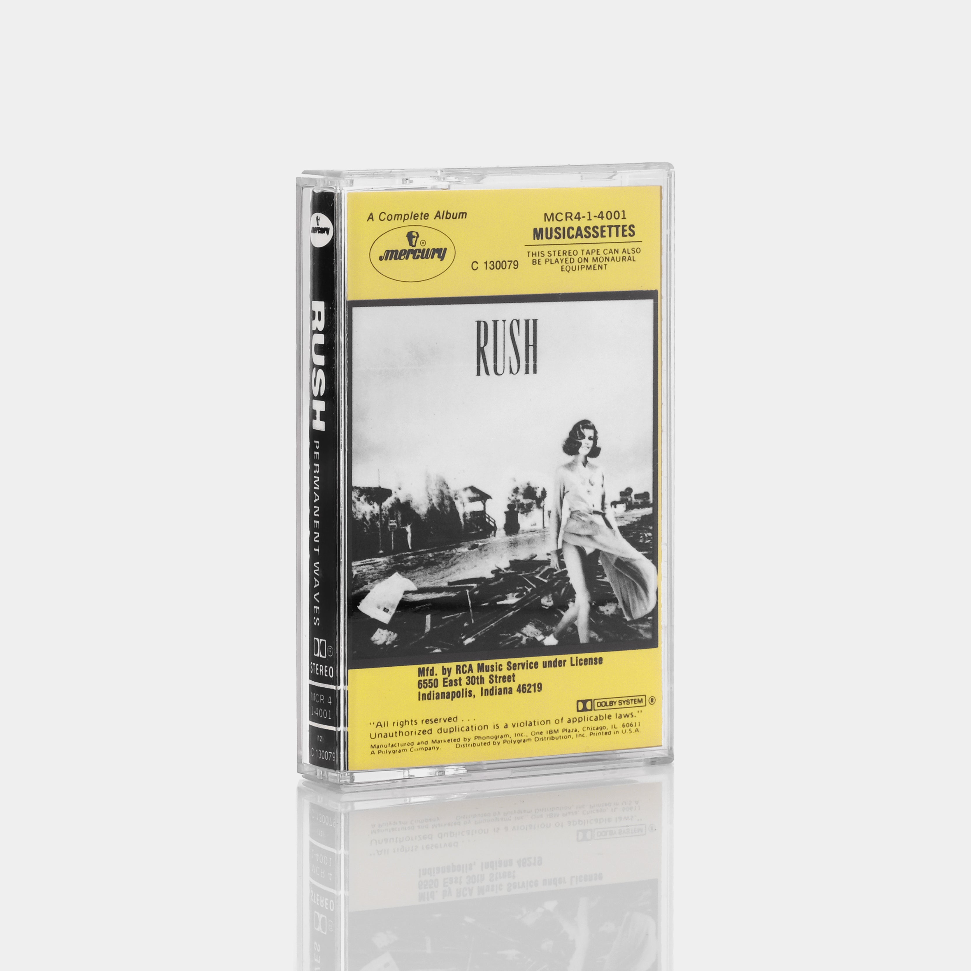 Rush - Permanent Waves Cassette Tape