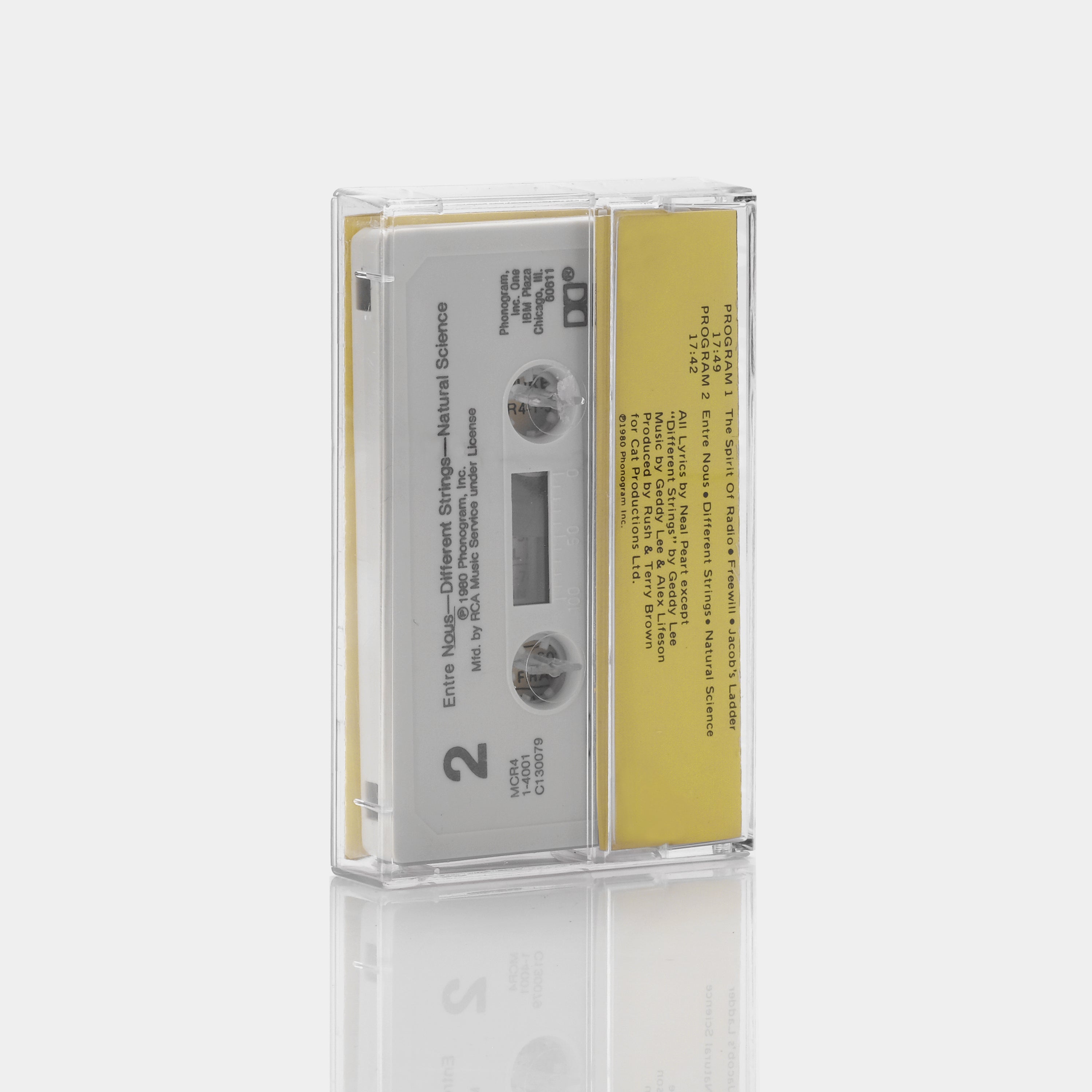Rush - Permanent Waves Cassette Tape