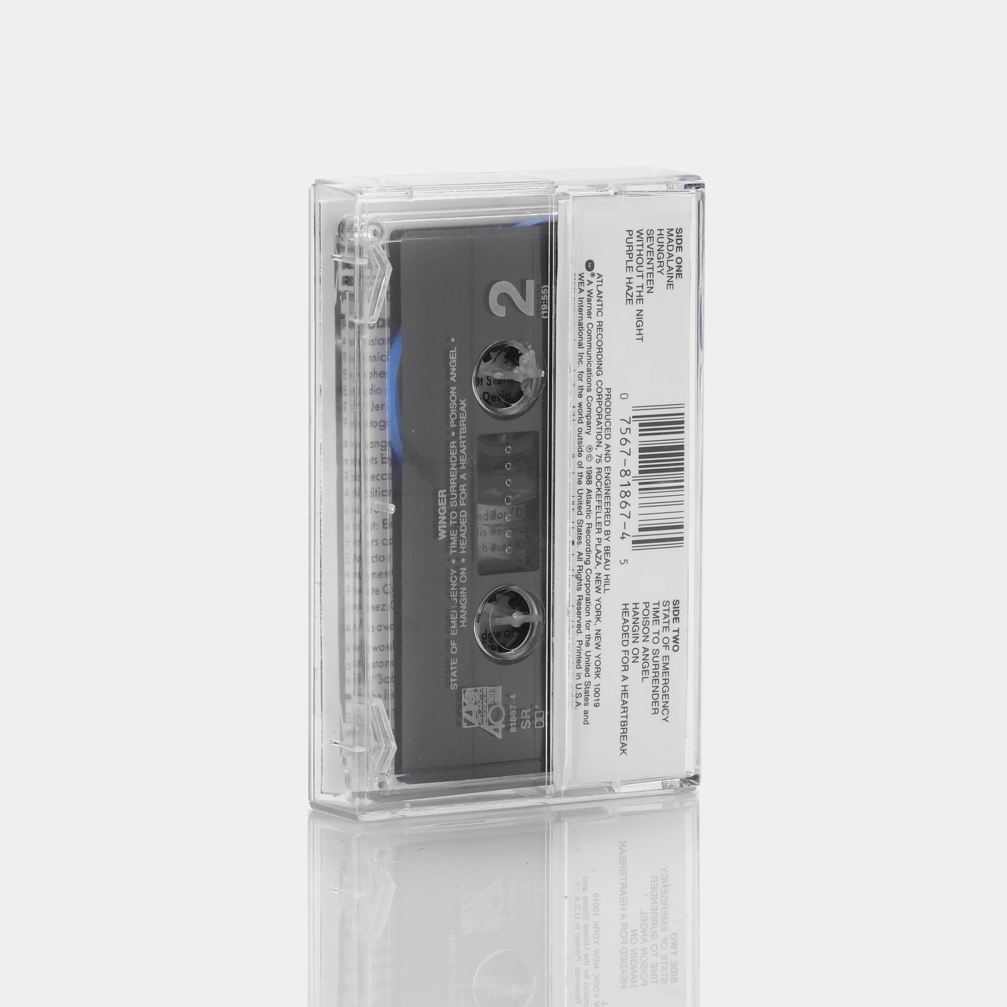 Winger - Winger Cassette Tape