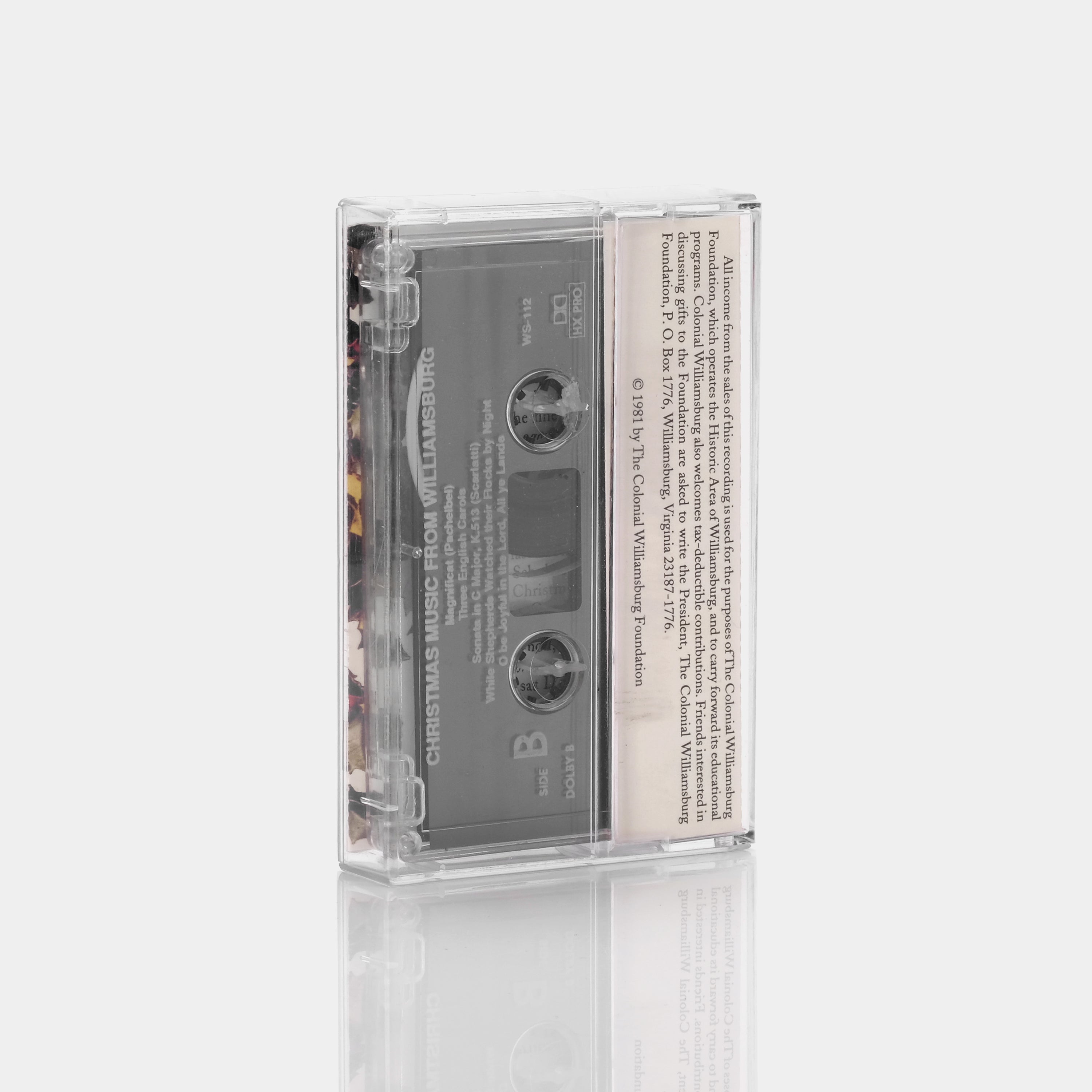 Christmas Music From Colonial Williamsburg Cassette Tape