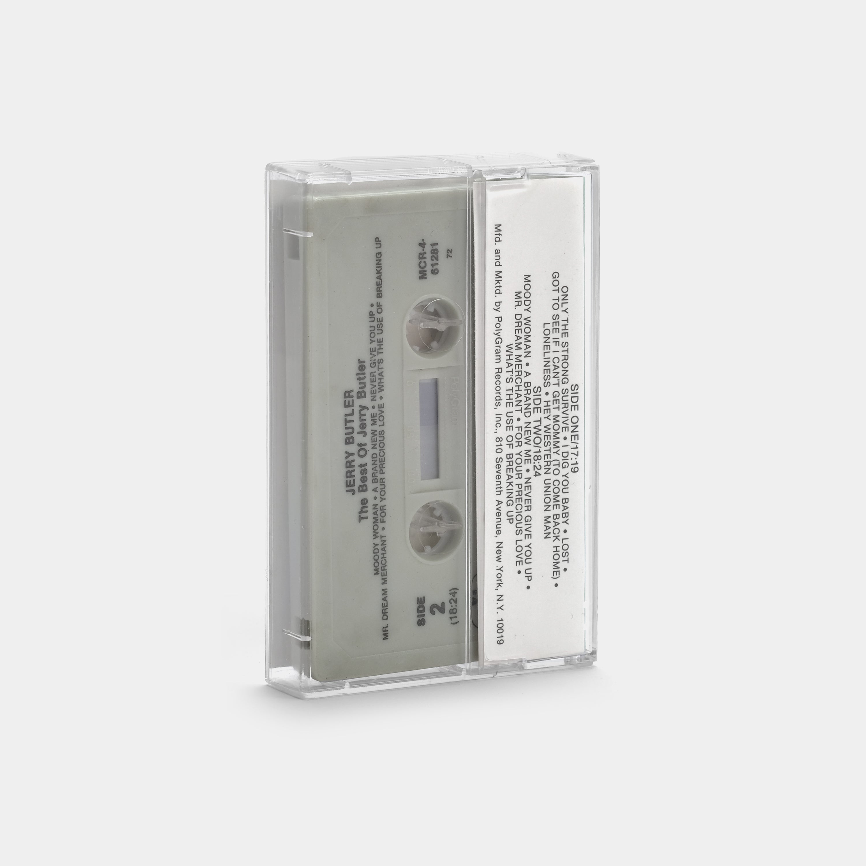 Jerry Butler - The Best Of Jerry Butler Cassette Tape