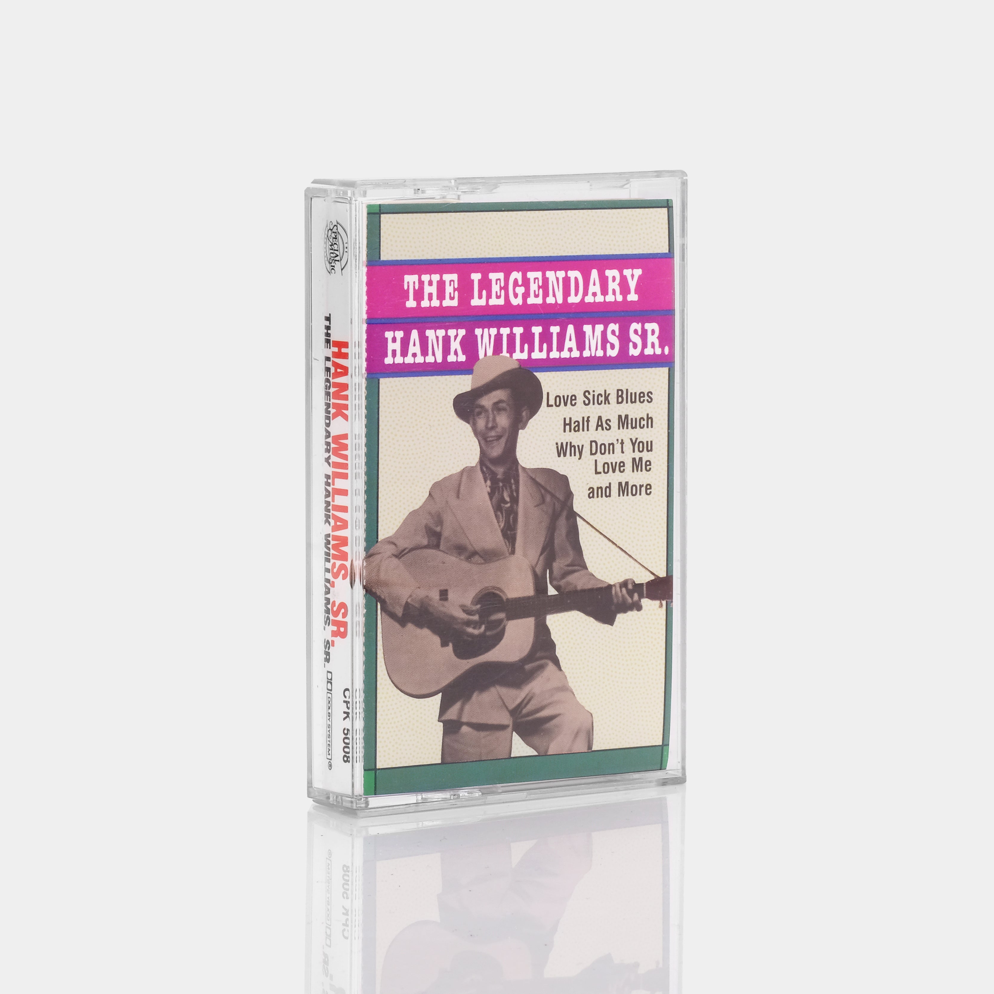 Hank Williams, Sr. - The Legendary Hank Williams Sr. Cassette Tape