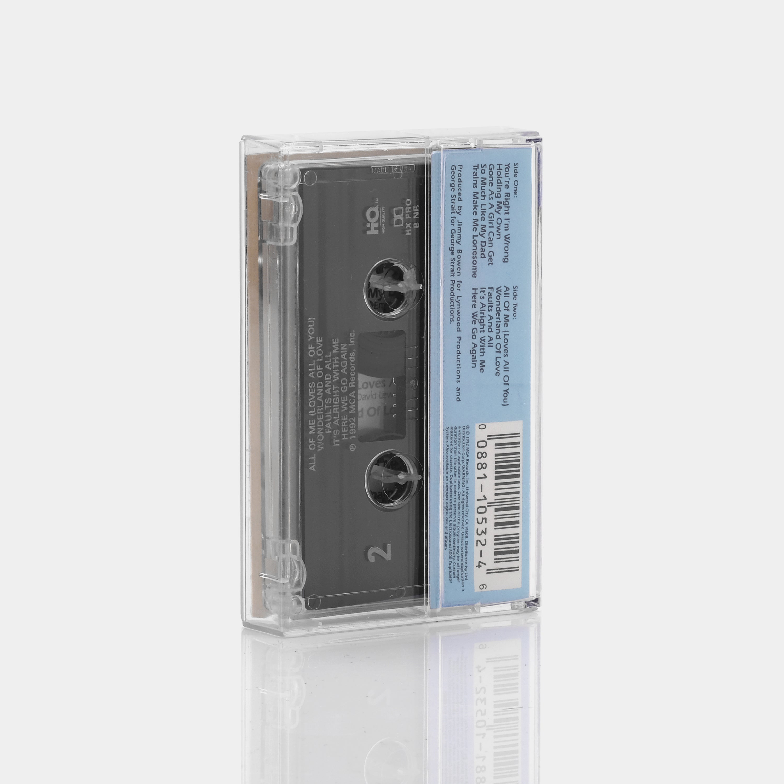 George Strait - Holding My Own Cassette Tape