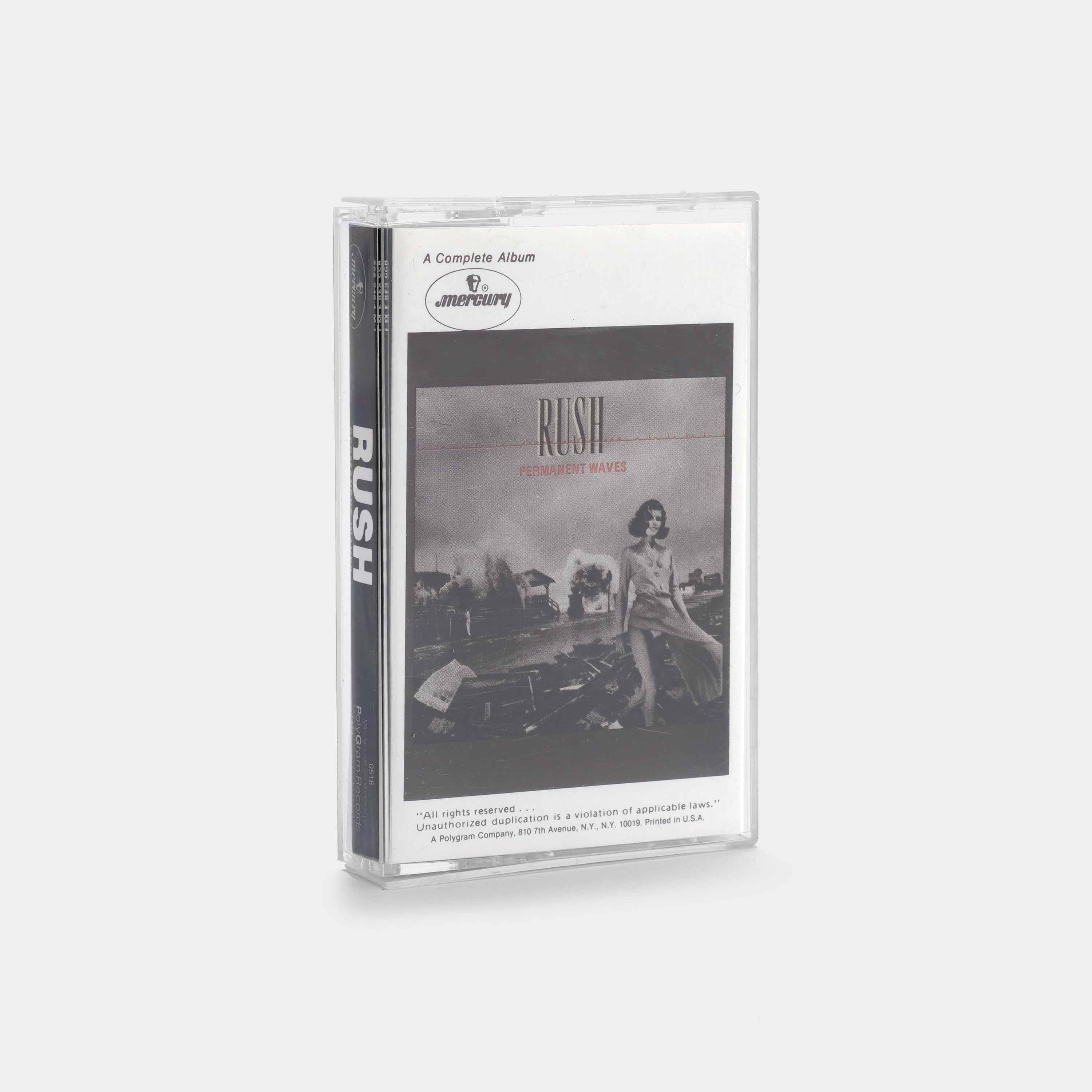 Rush - Permanent Waves Cassette Tape