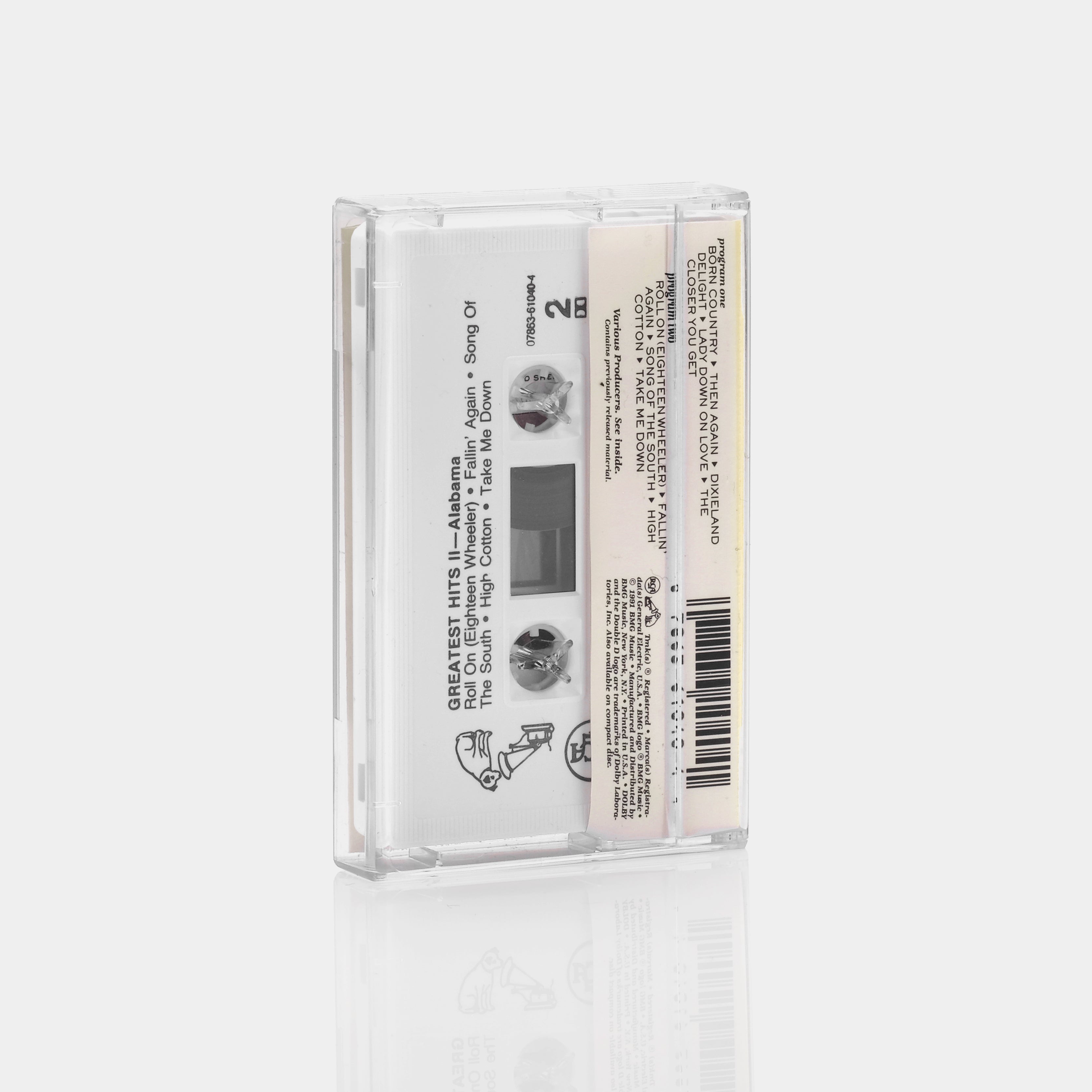Alabama - Greatest Hits II Cassette Tape