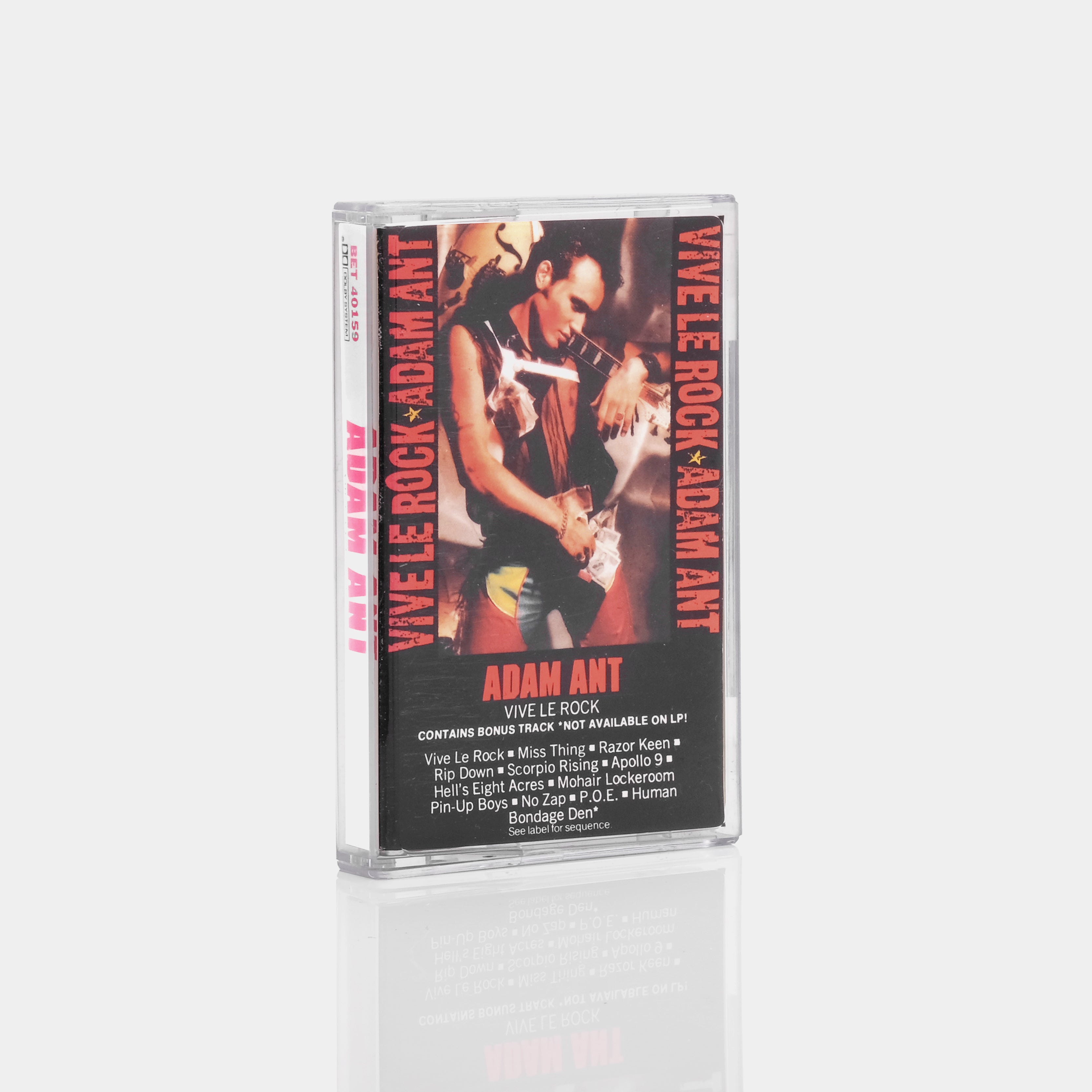 Adam Ant - Vive Le Rock Cassette Tape