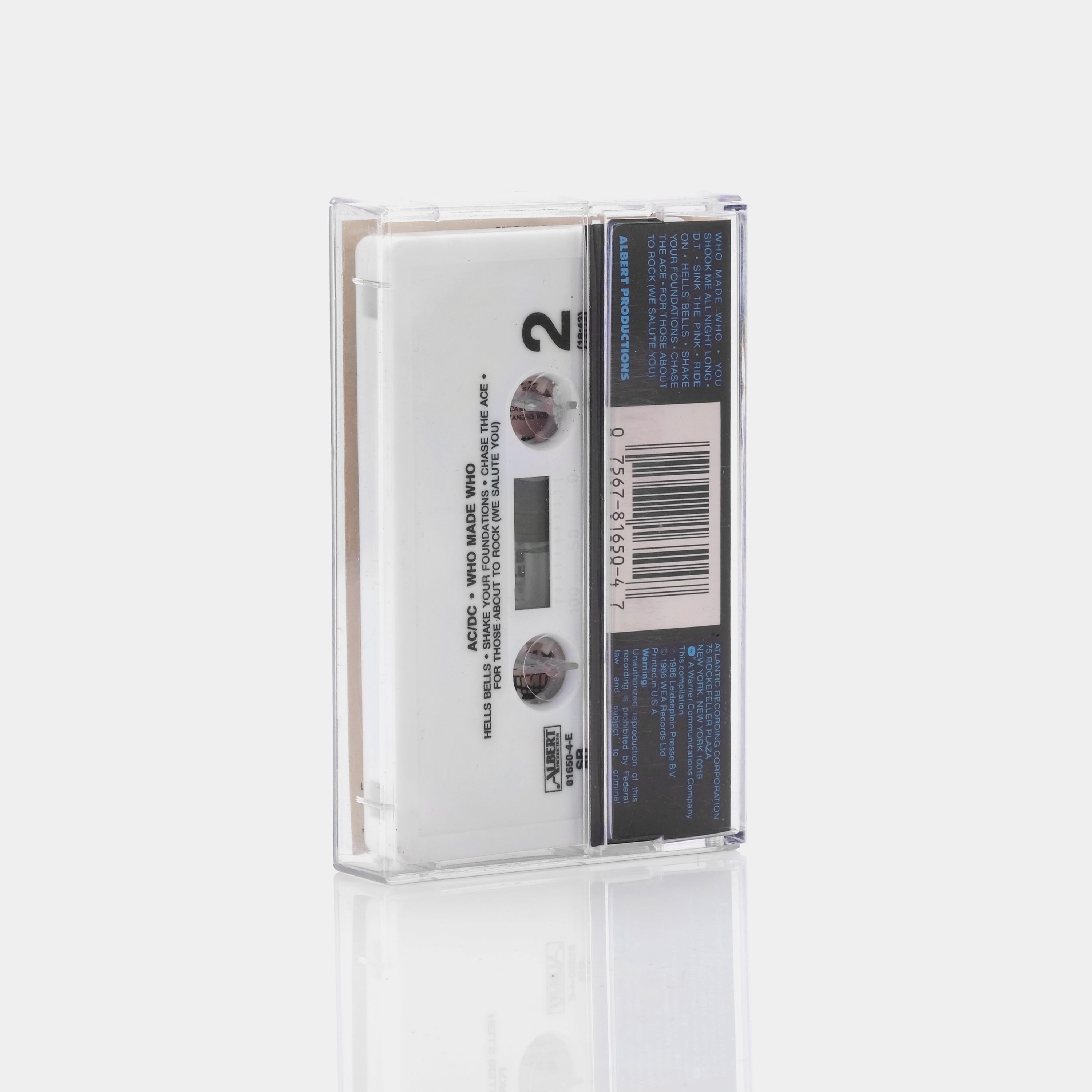 AC/DC - Who Made Who Cassette Tape