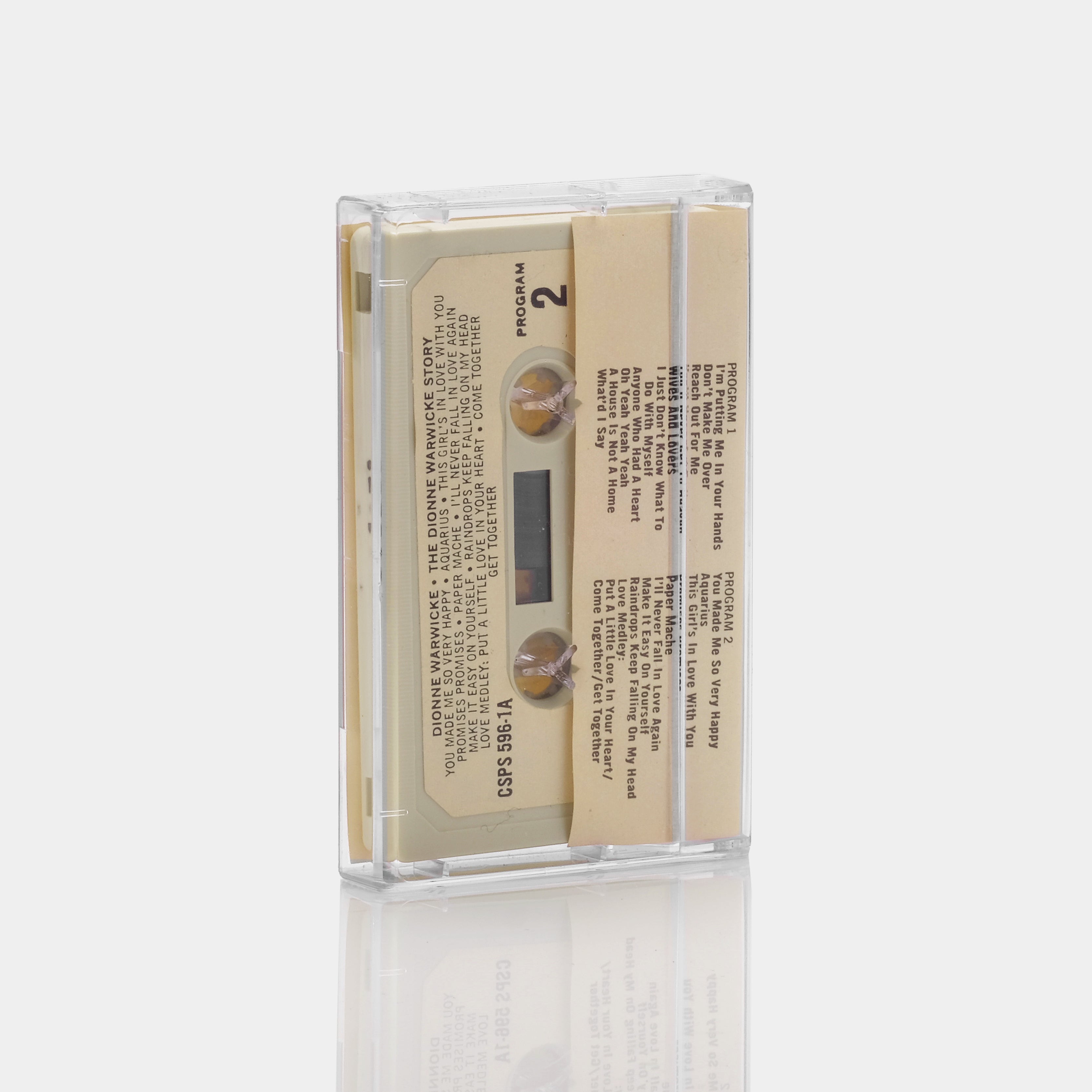 Dionne Warwicke - The Dionne Warwicke Story (A Decade Of Gold) Volume 1 Cassette Tape