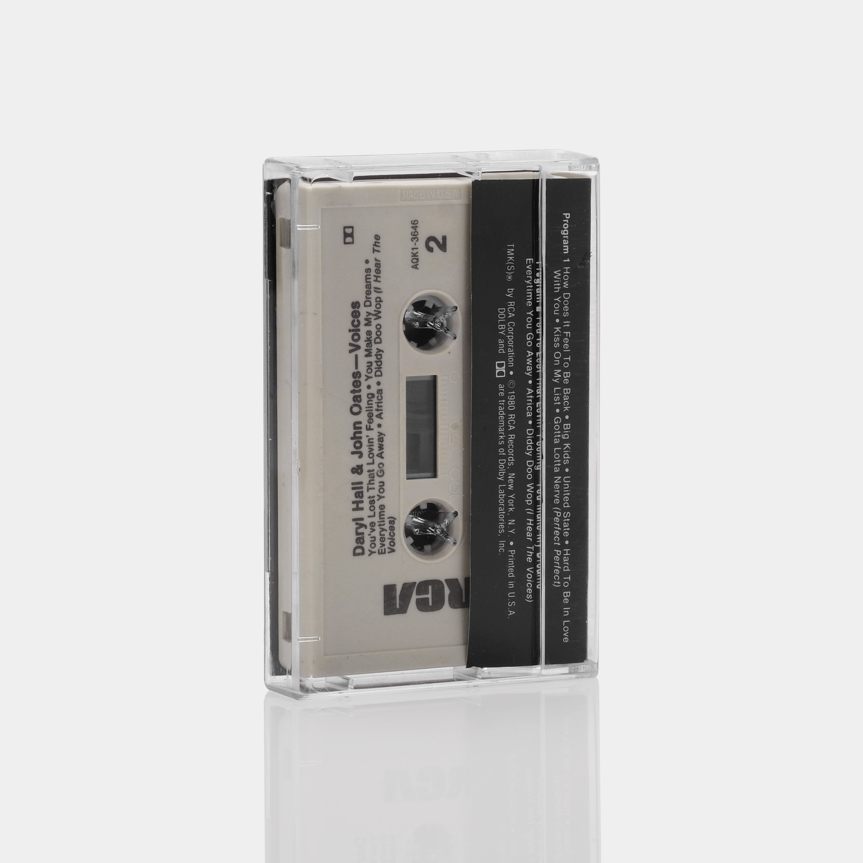 Daryl Hall & John Oates - Voices Cassette Tape