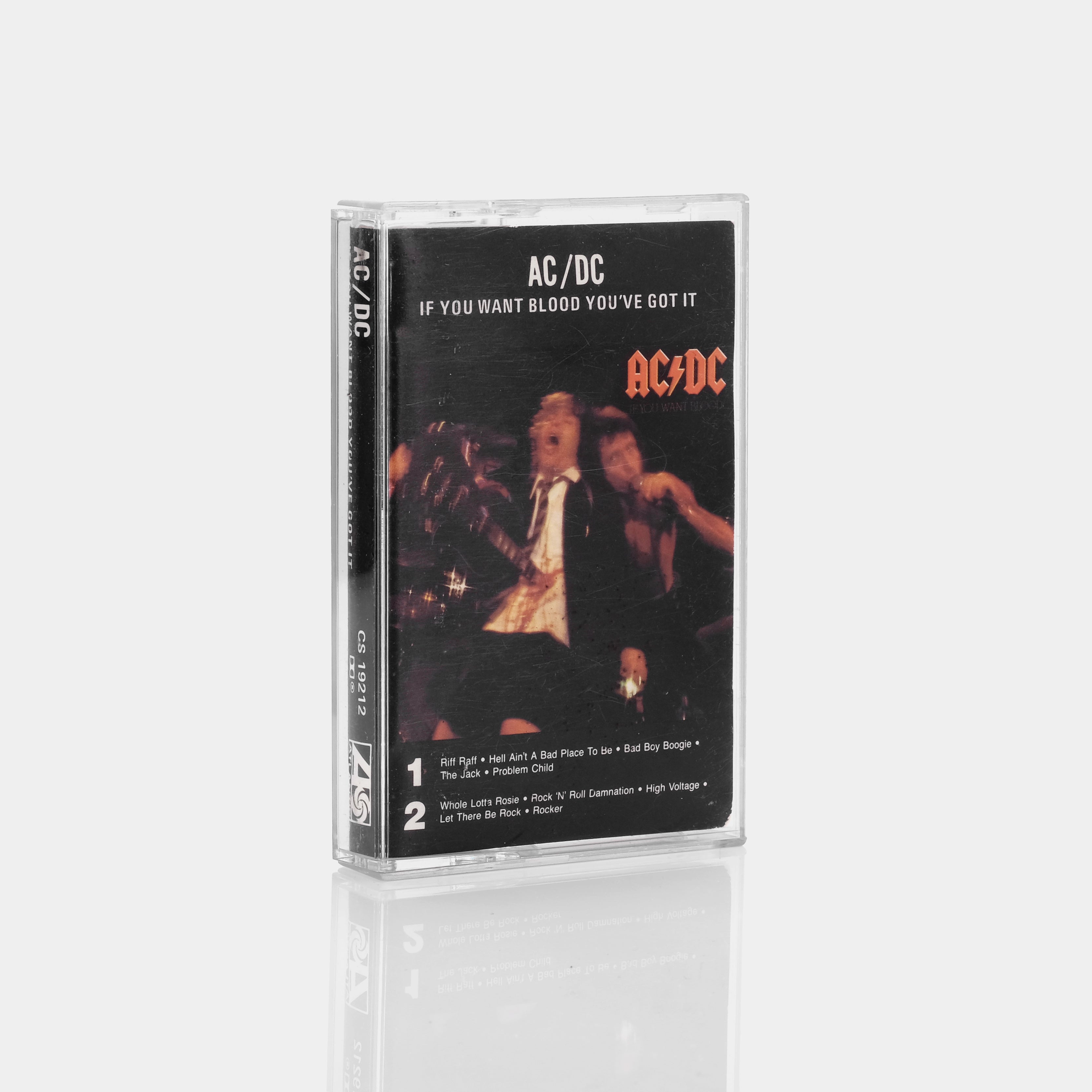 AC/DC - If You Want Blood You've Got It Cassette Tape
