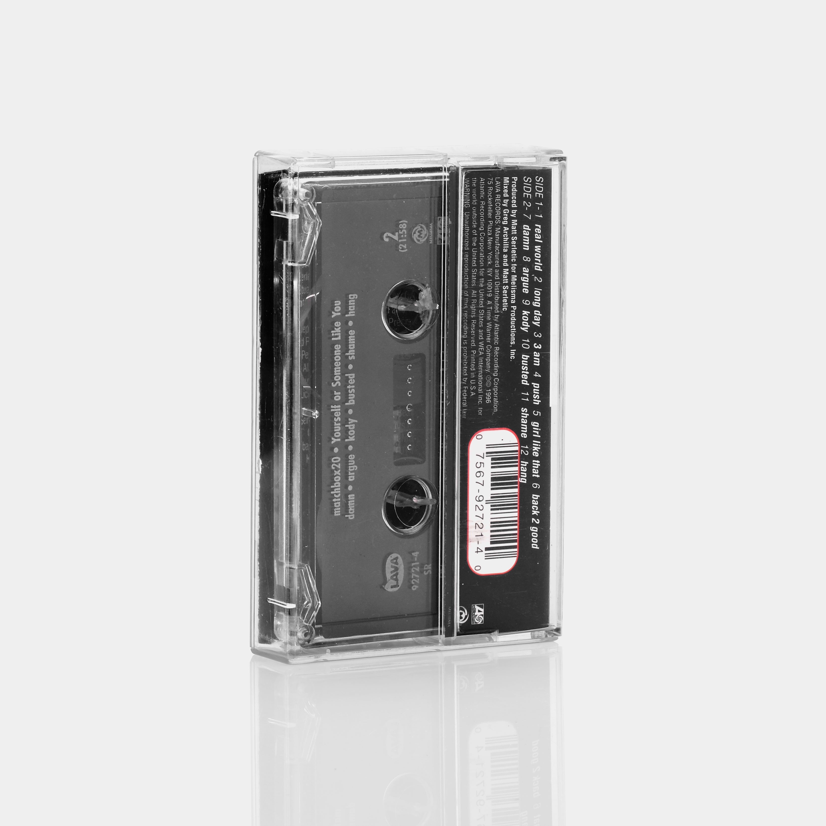 Matchbox Twenty - Yourself Or Someone Like You Cassette Tape