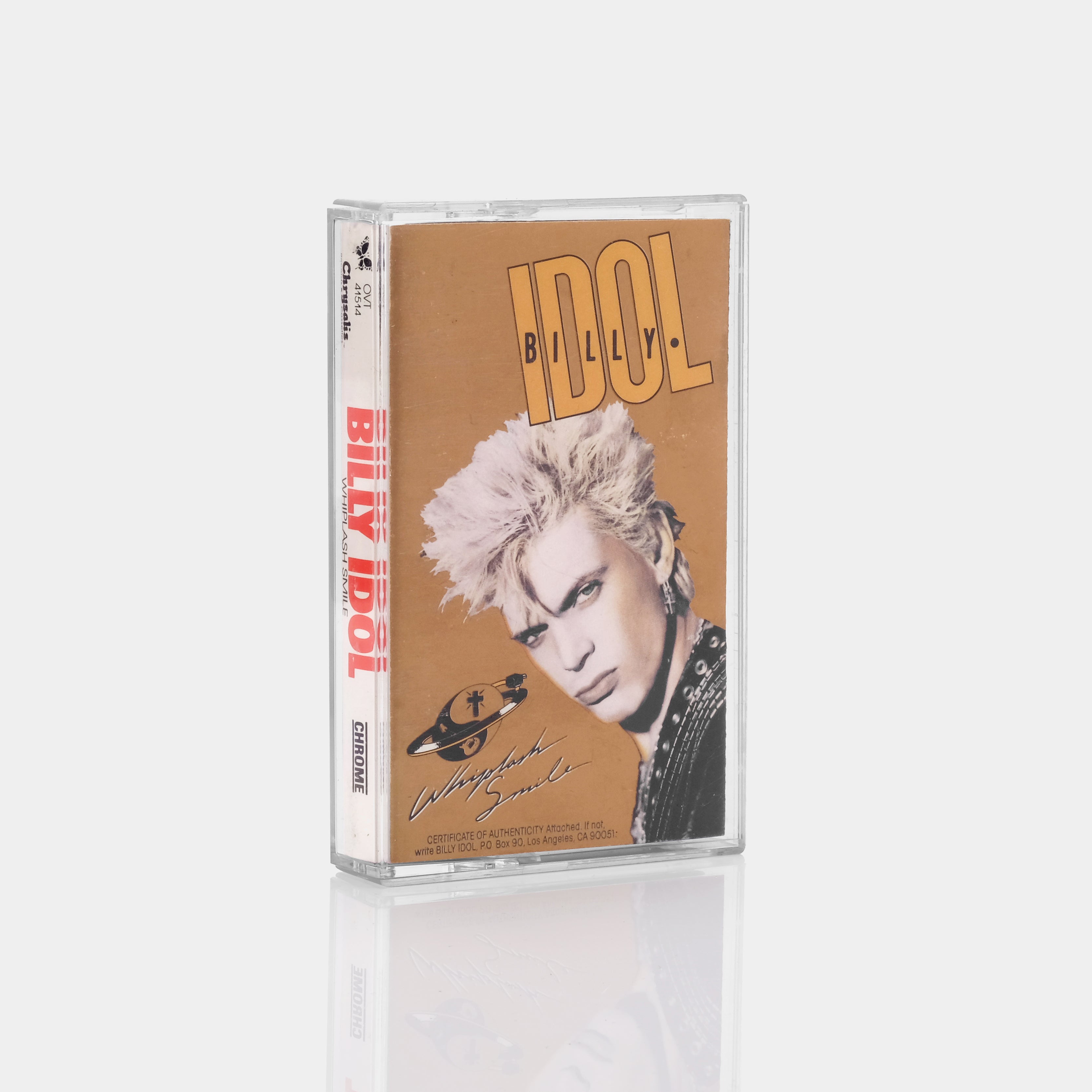 Billy Idol - Whiplash Smile Cassette Tape