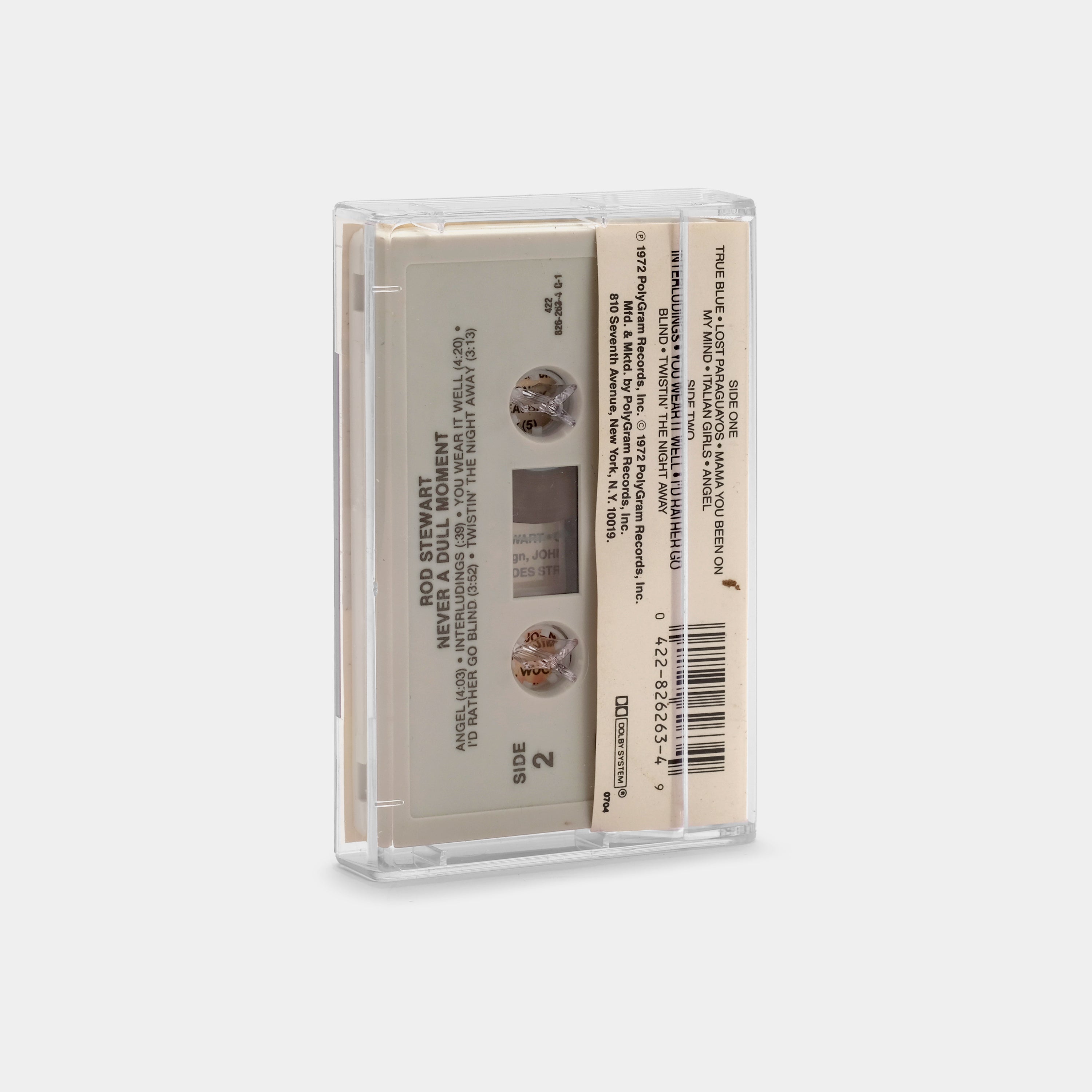 Rod Stewart - Never A Dull Moment Cassette Tape