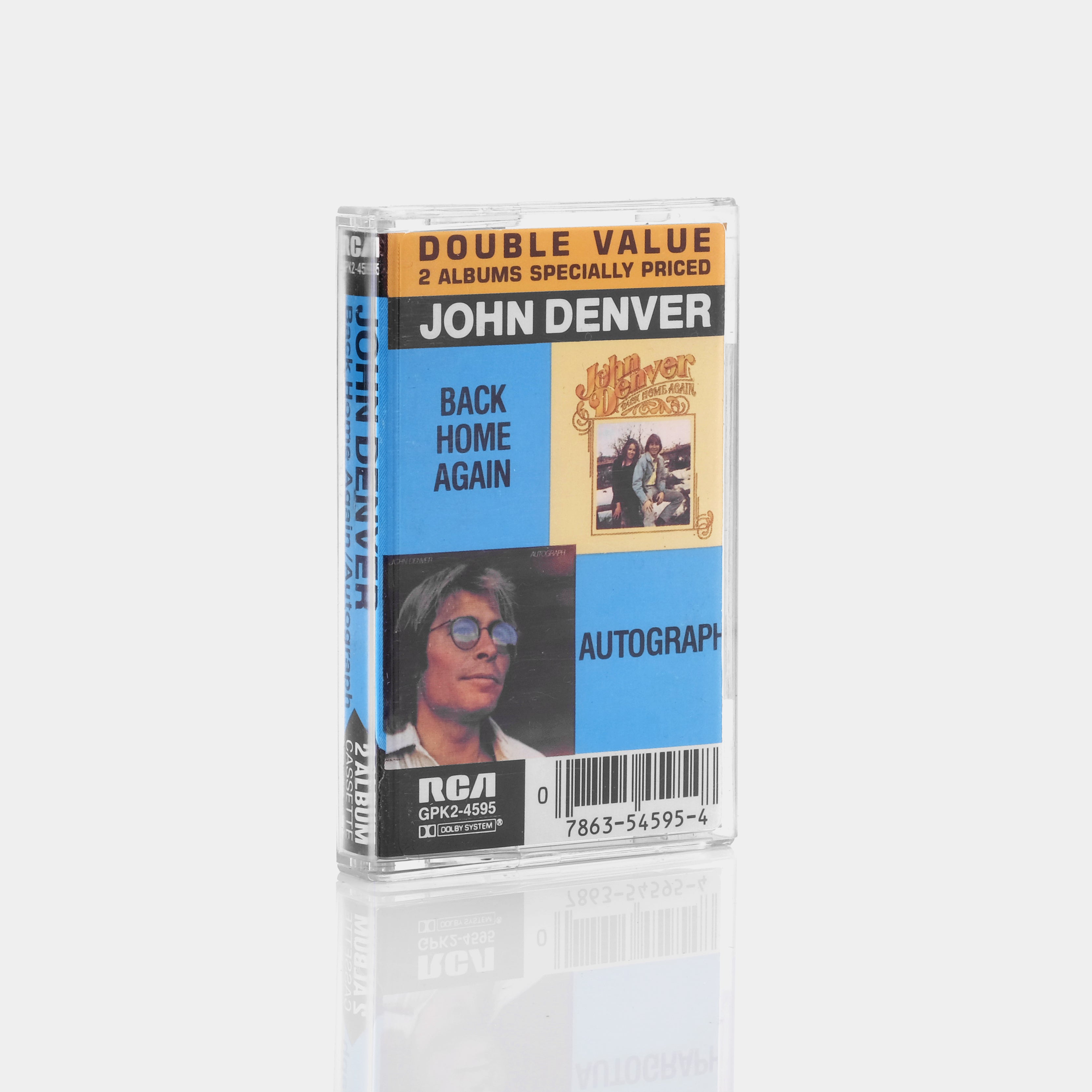 John Denver - Back Home Again/Autograph Cassette Tape