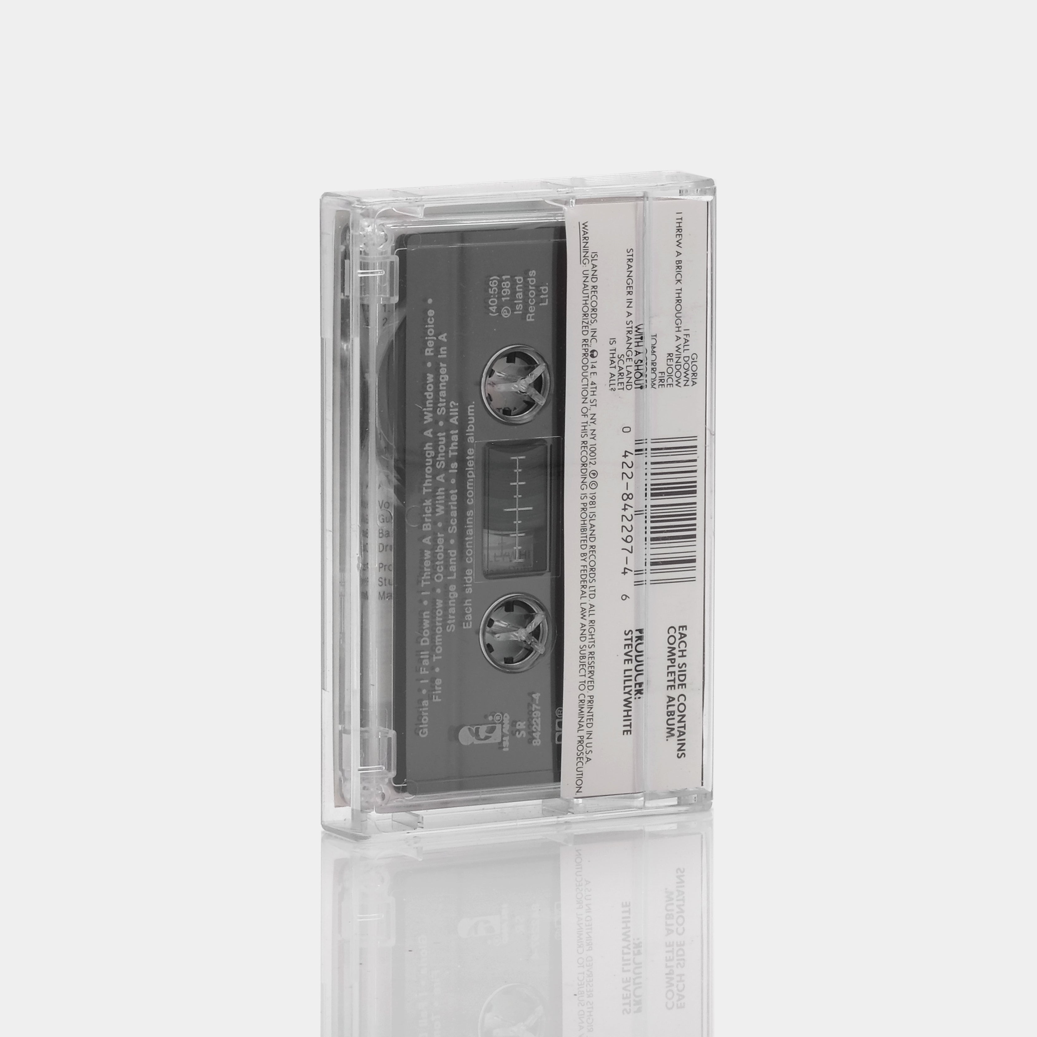 U2 - October Cassette Tape