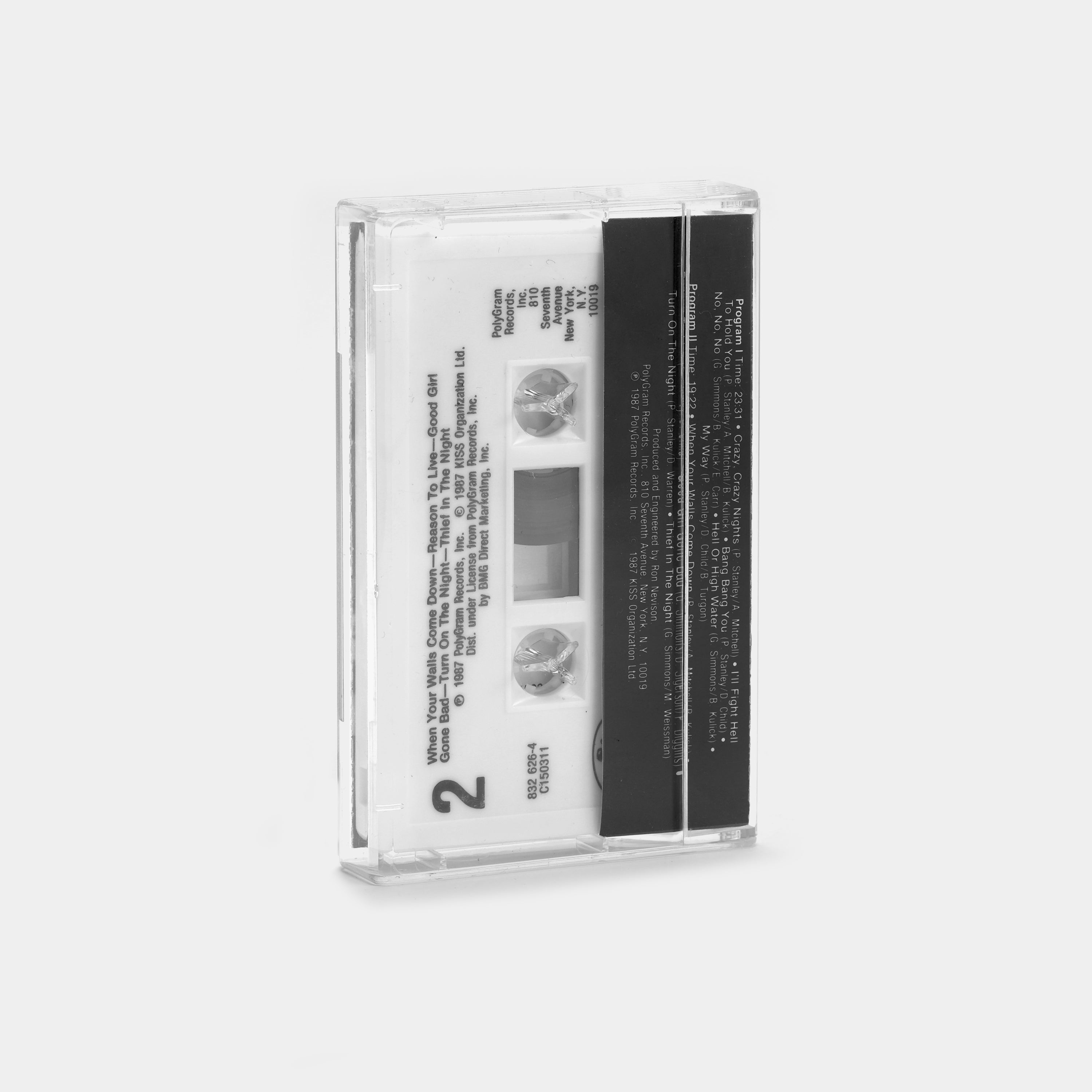 KISS - Crazy Nights Cassette Tape