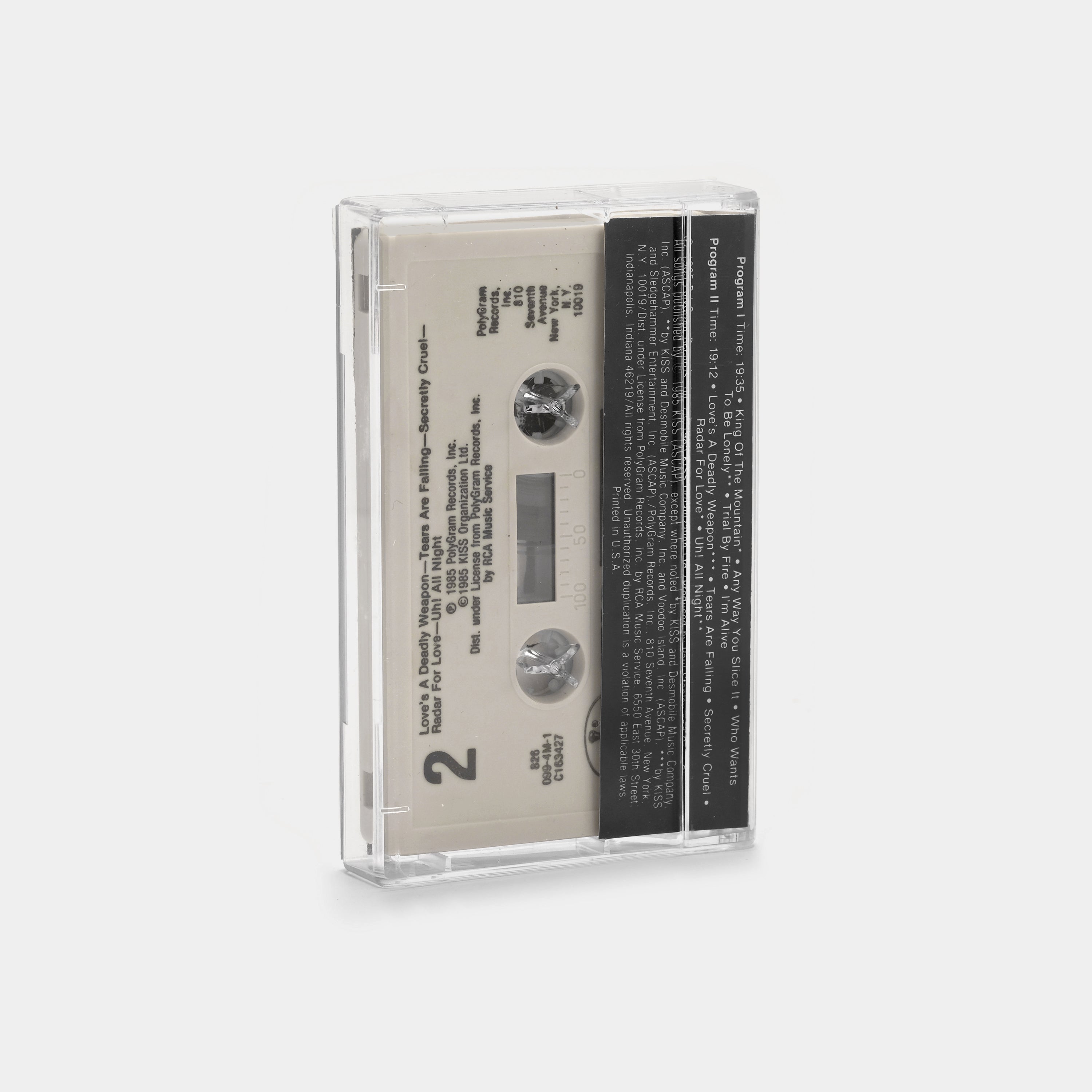 KISS - Asylum Cassette Tape