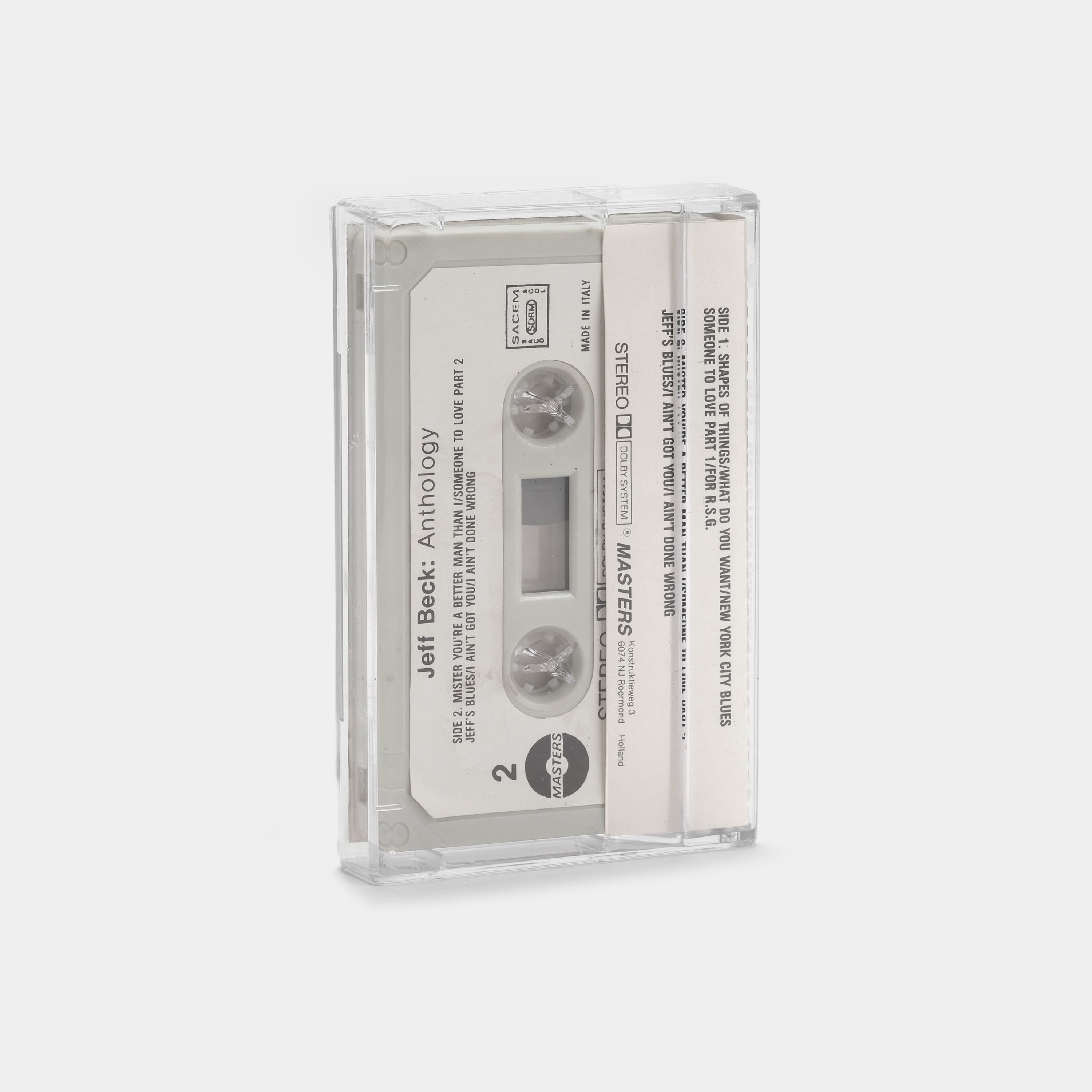 Jeff Beck - Anthology Cassette Tape