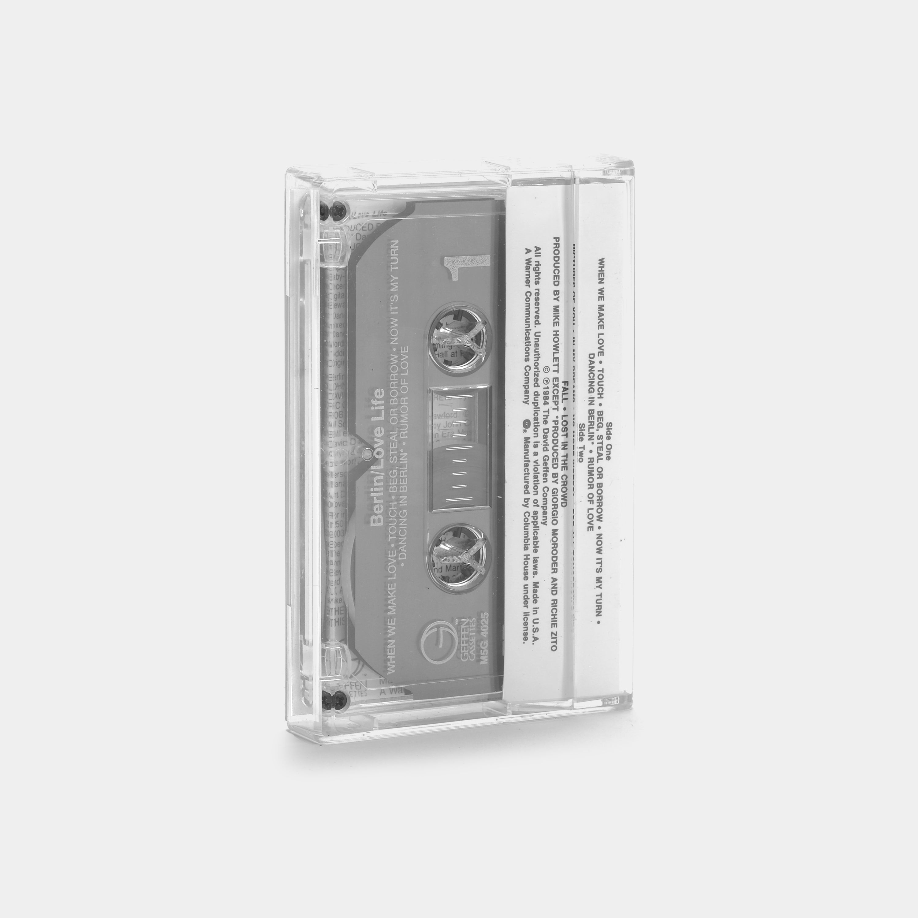 Berlin - Love Life Cassette Tape
