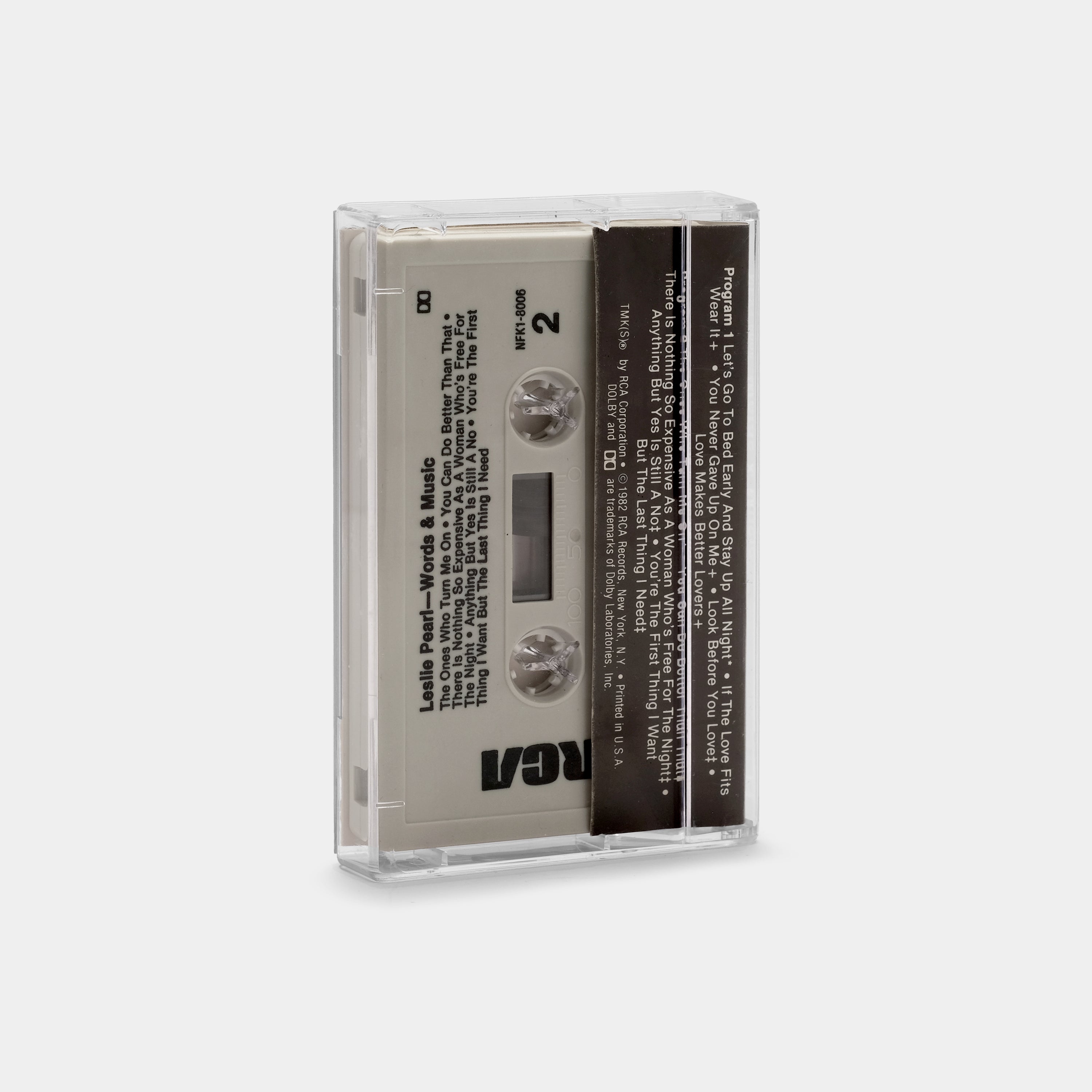 Leslie Pearl - Words & Music Cassette Tape