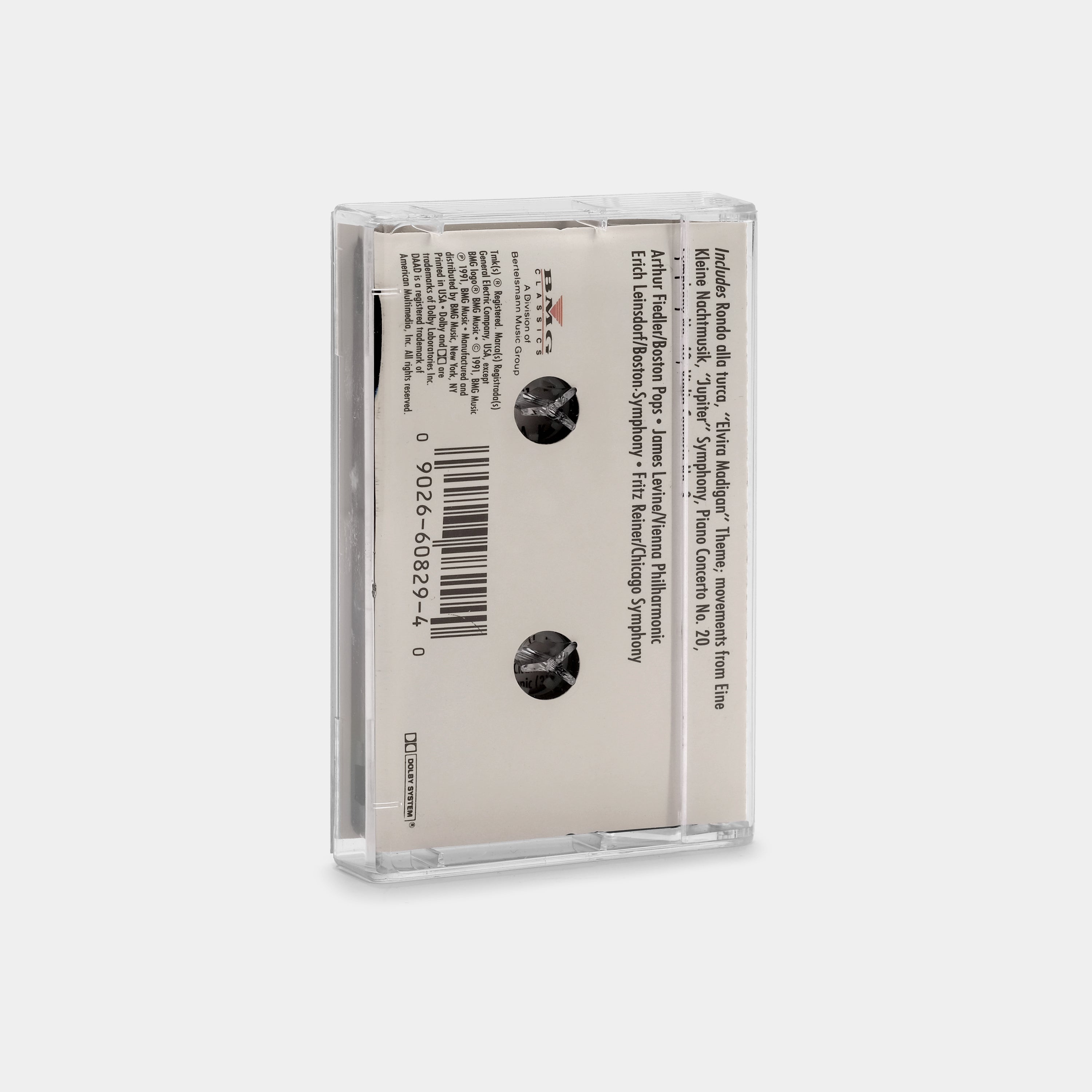 Mozart: Greatest Hits Cassette Tape