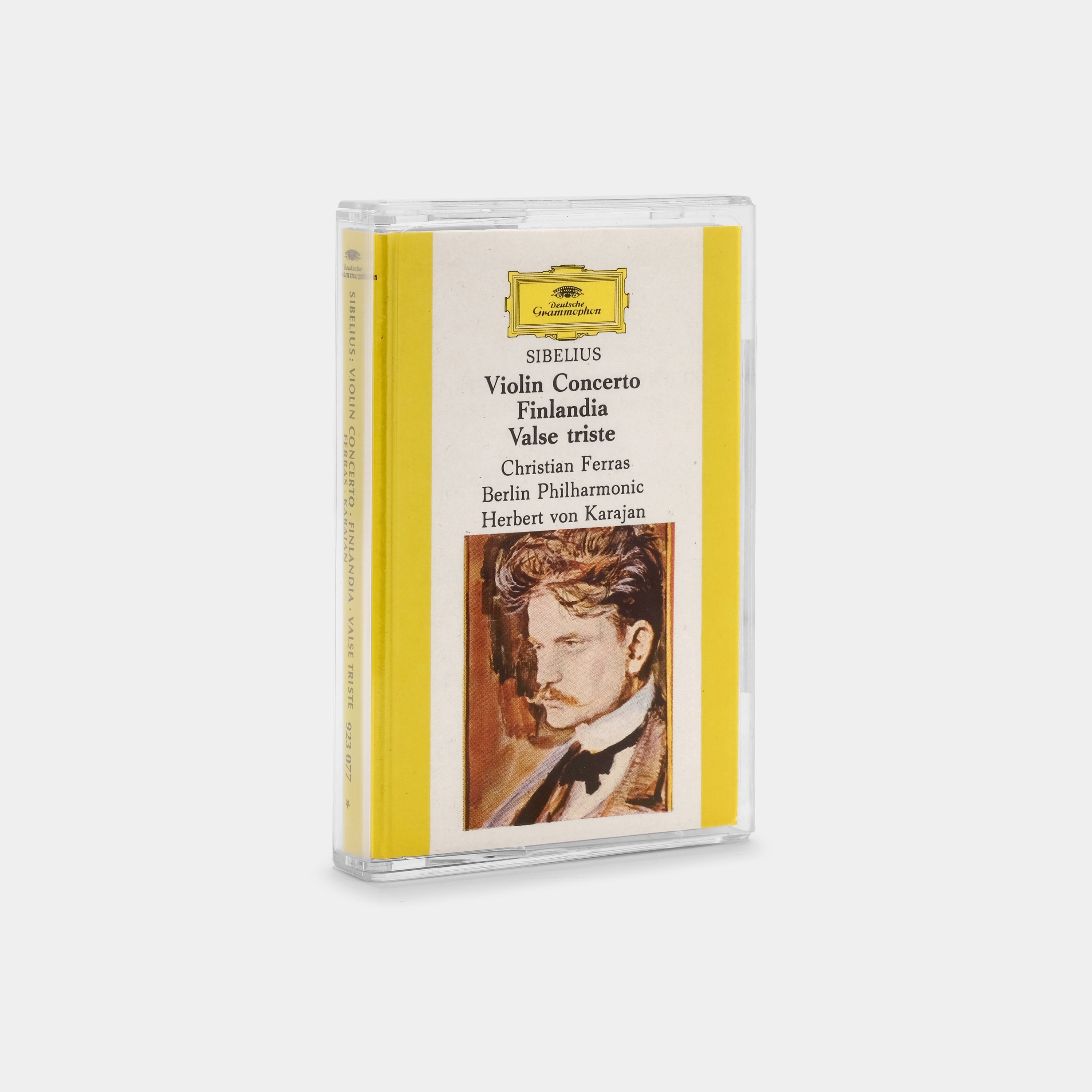Herbert von Karajan With The Berlin Philharmonic Orchestra - Sibelius: Violin Concerto, Finlandia, Valse Triste Cassette Tape