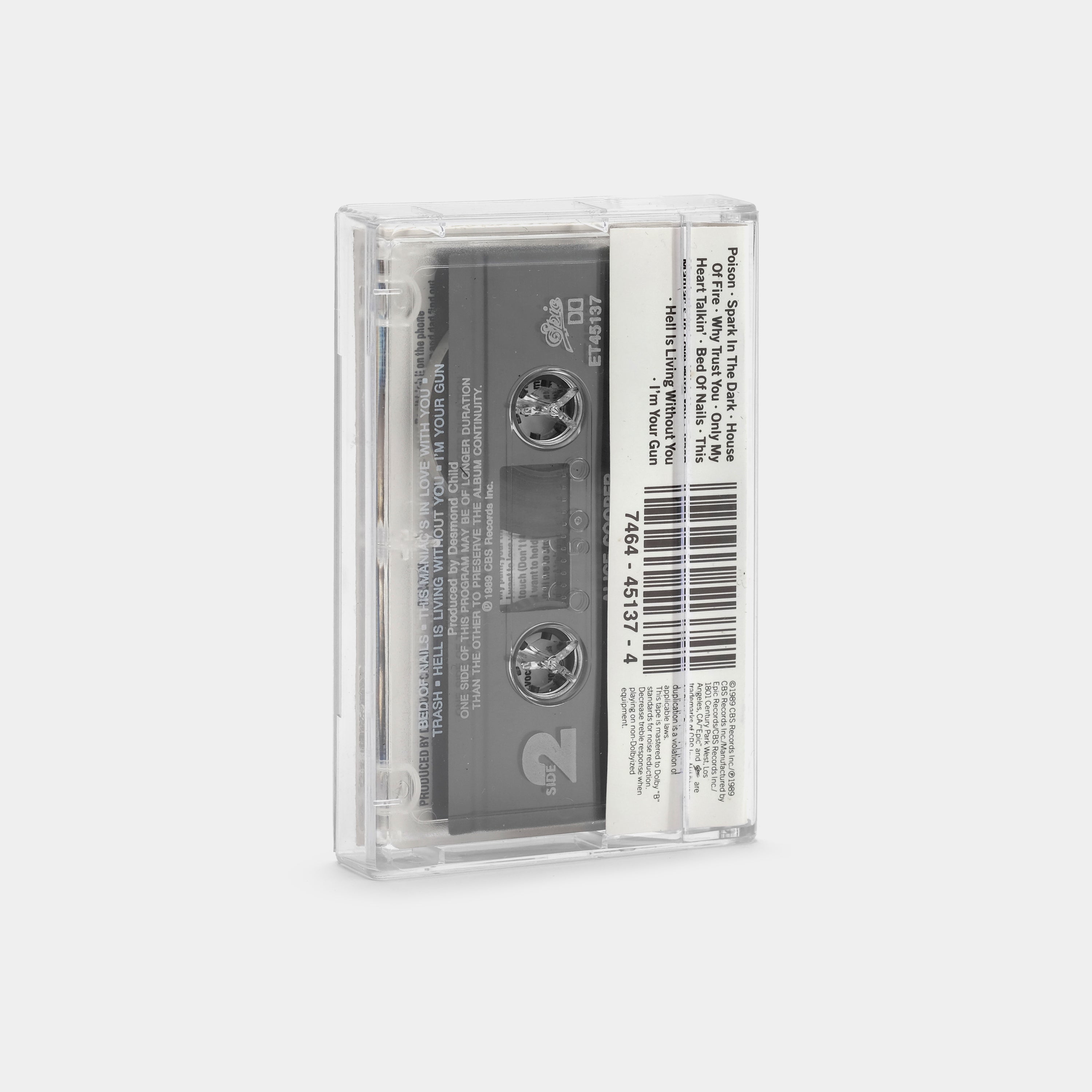 Alice Cooper - Trash Cassette Tape