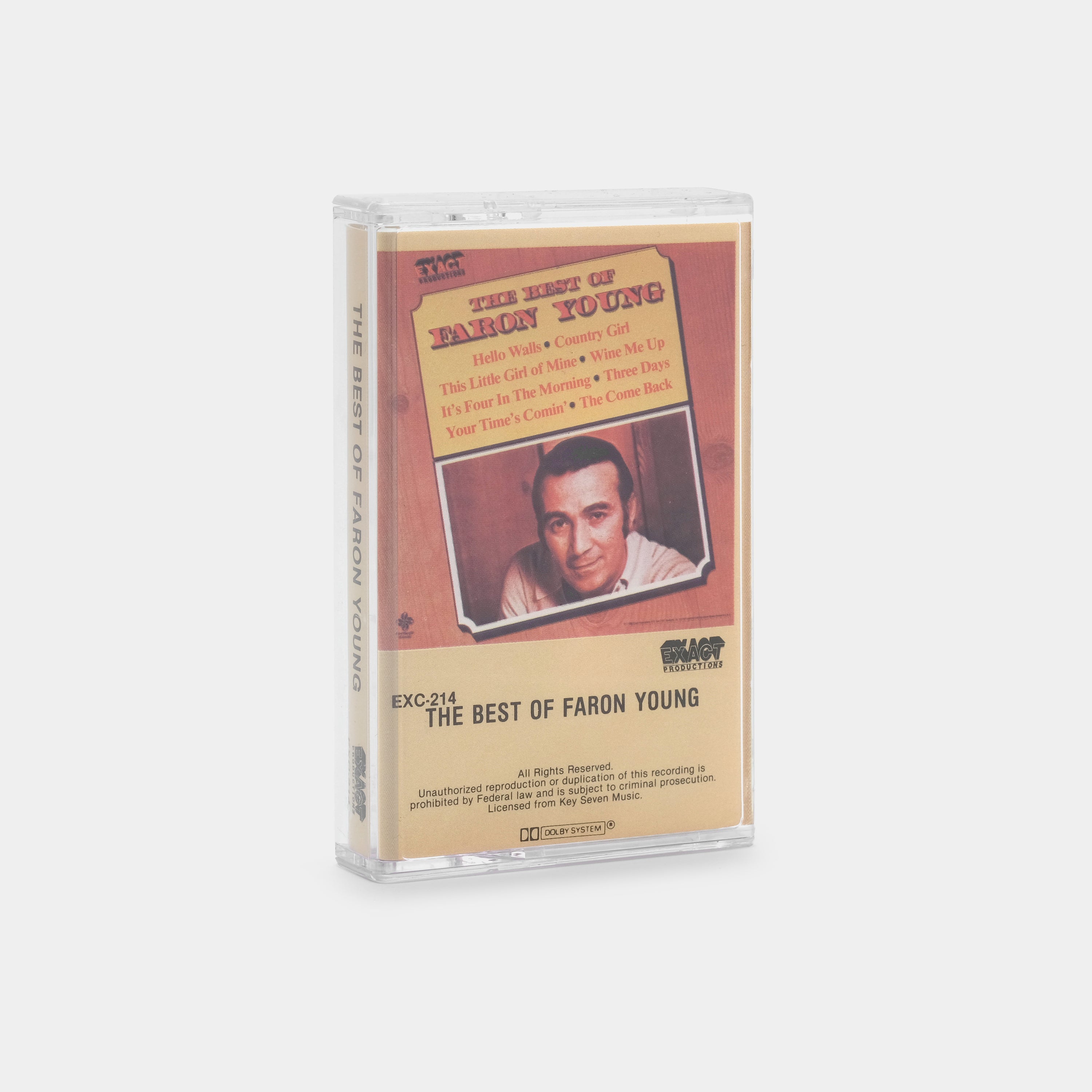 Faron Young - The Best Of Faron Young Cassette Tape