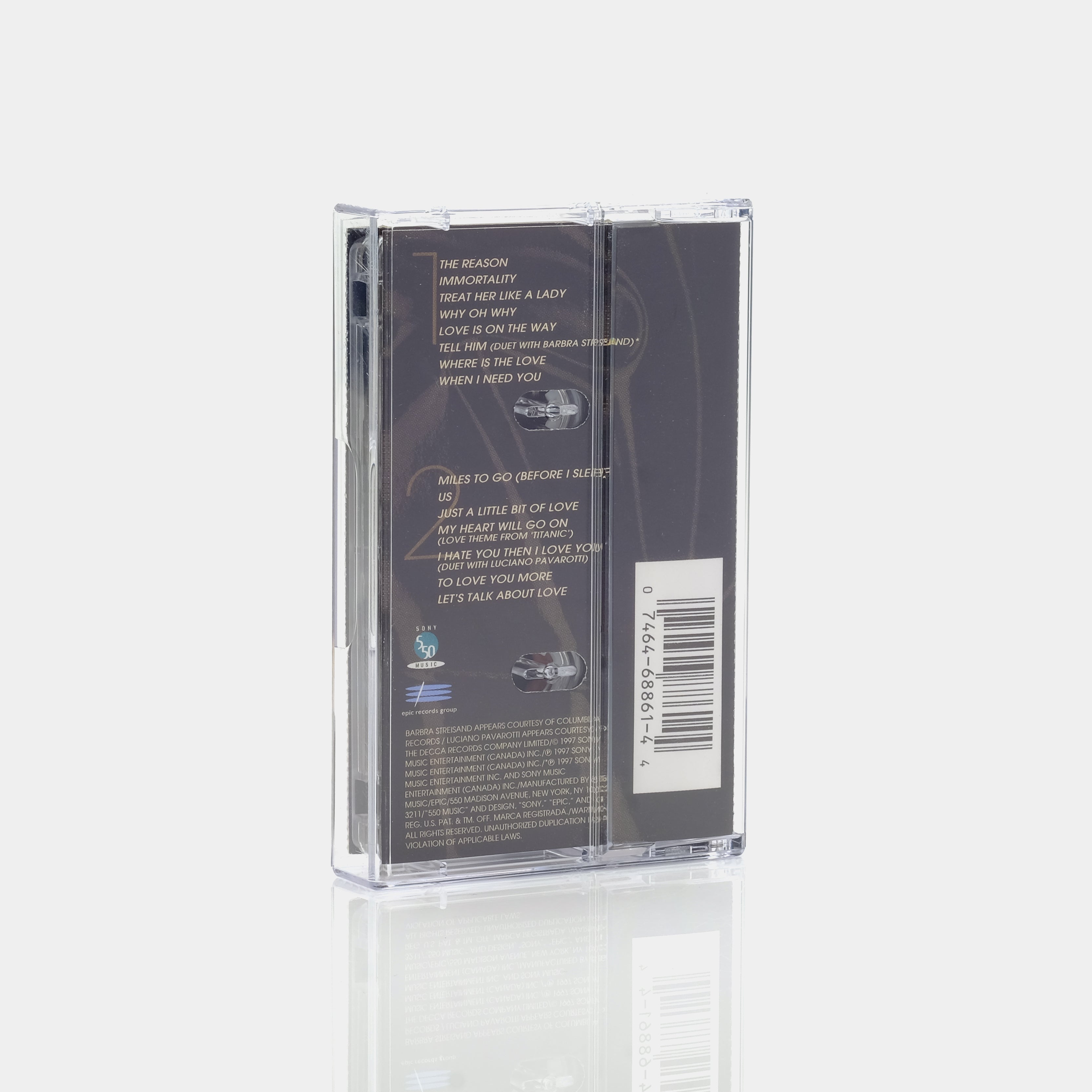 Celine Dion - Let's Talk About Love Cassette Tape