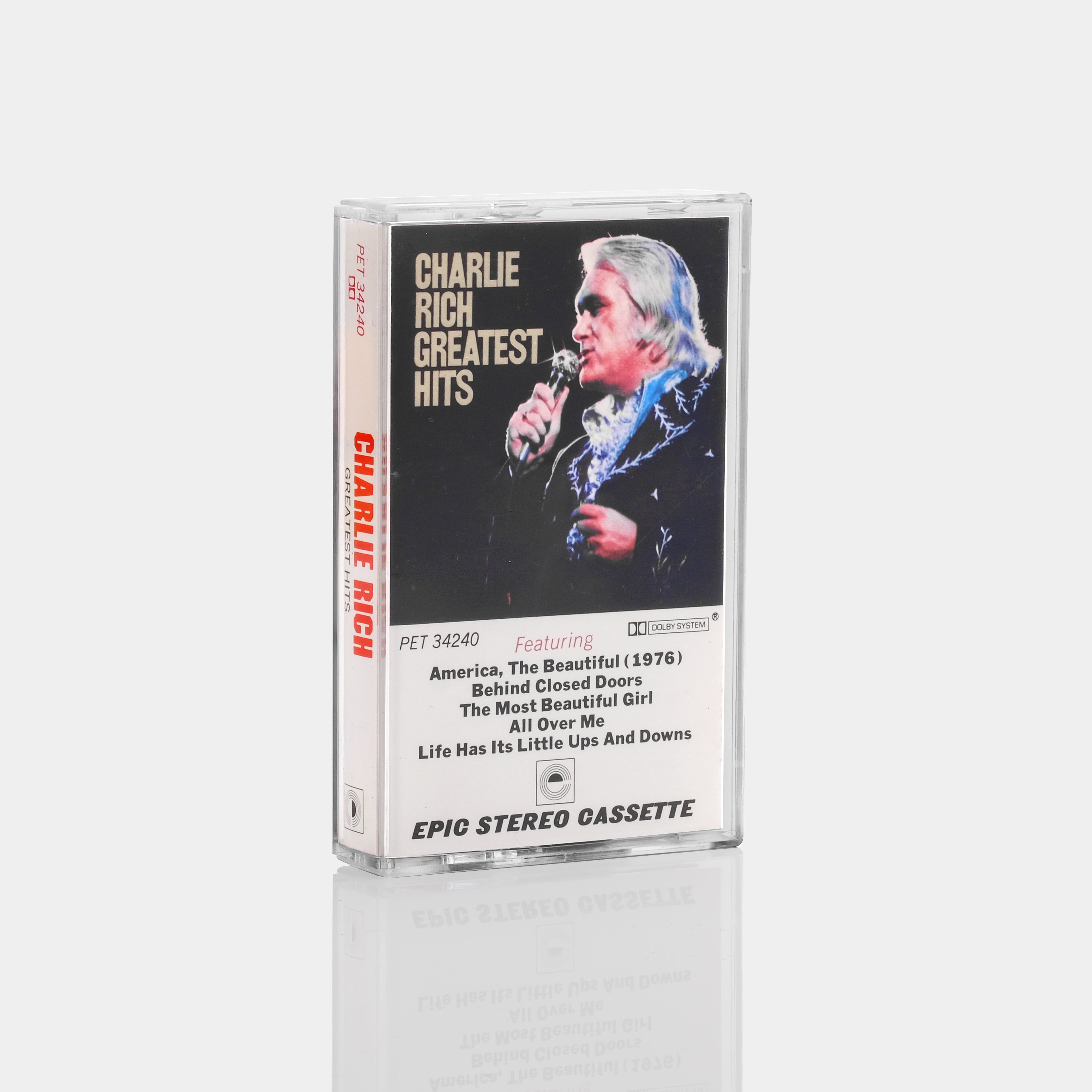 Charlie Rich - Greatest Hits Cassette Tape