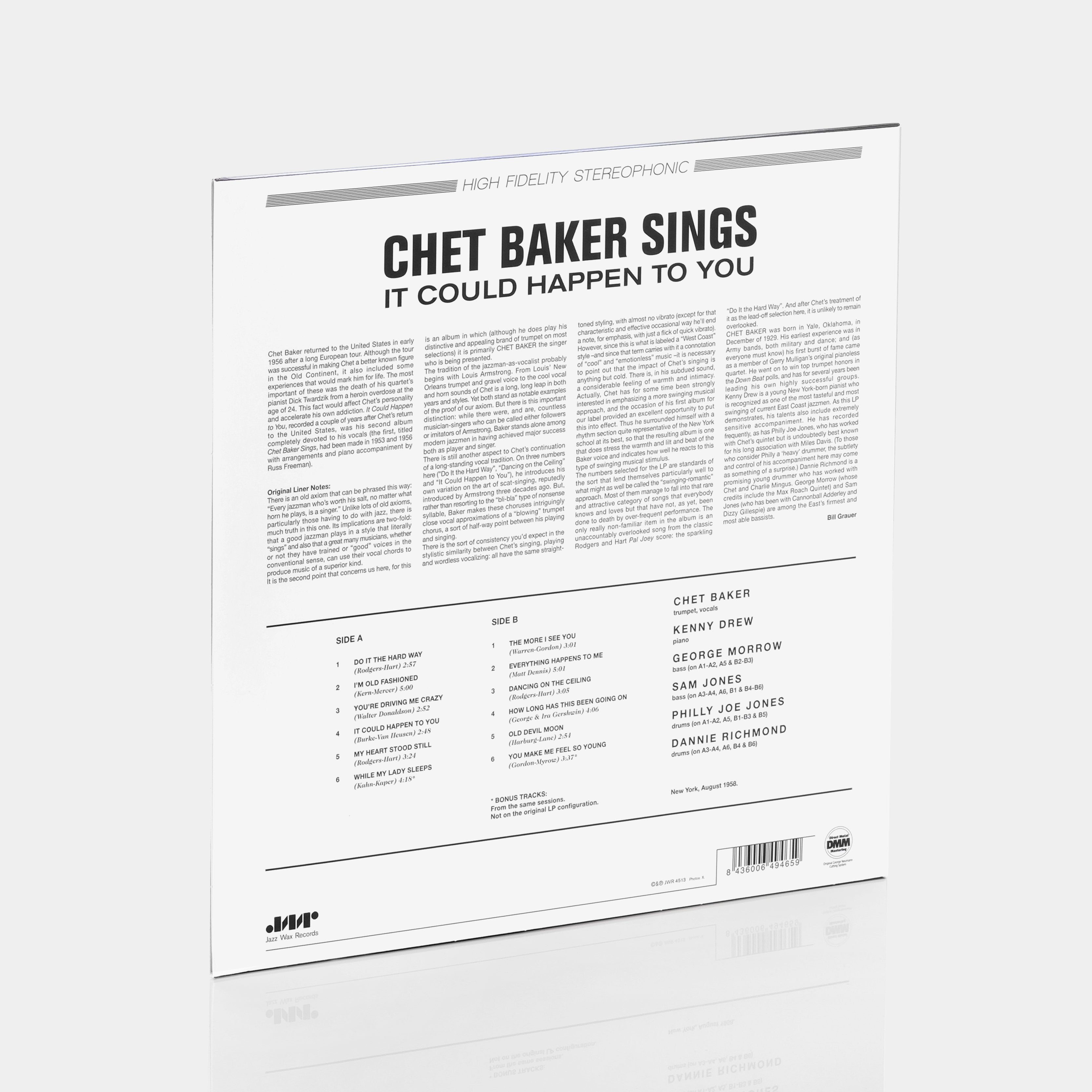 Chet Baker - It Could Happen To You LP Vinyl Record