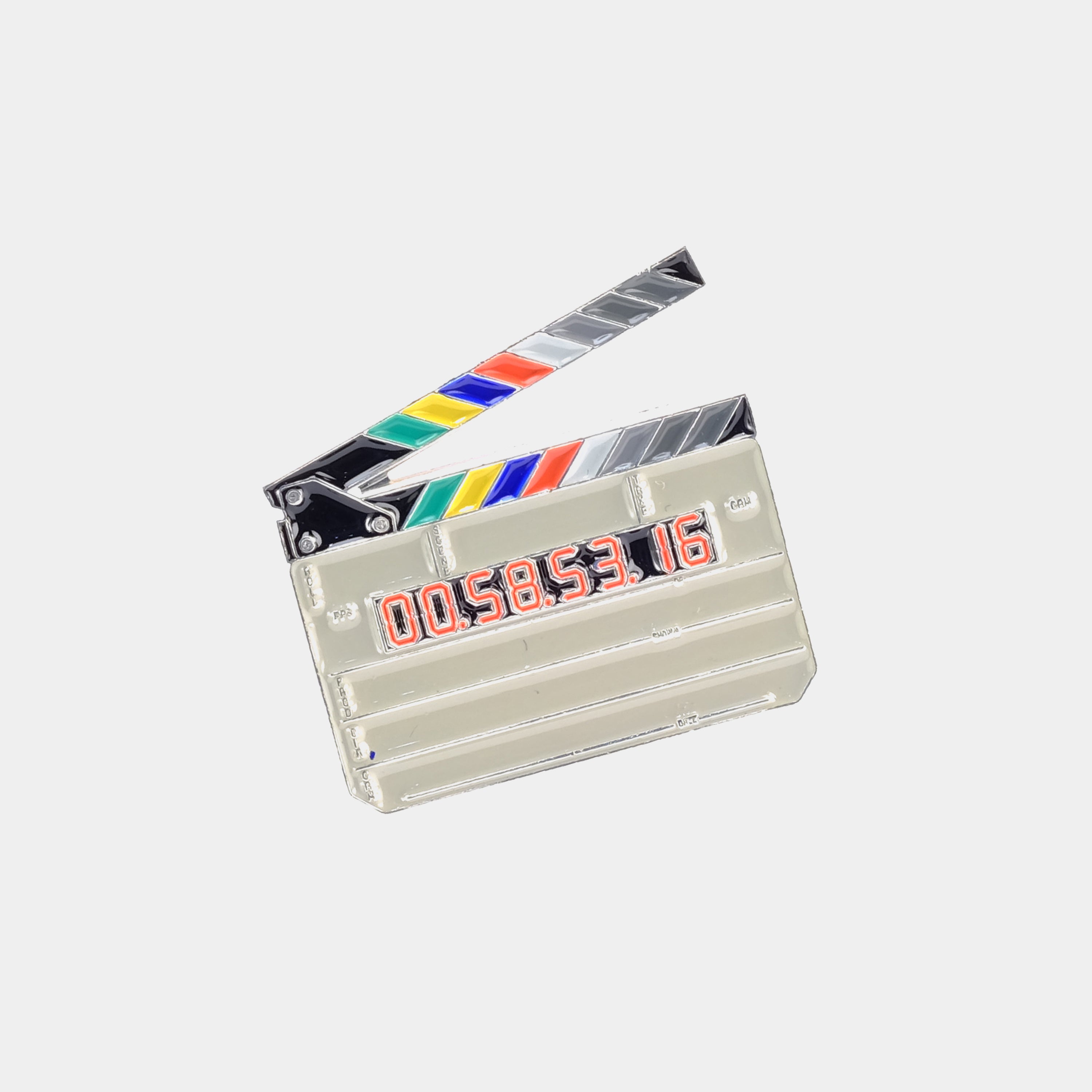 Vintage Clapperboard Enamel Pin