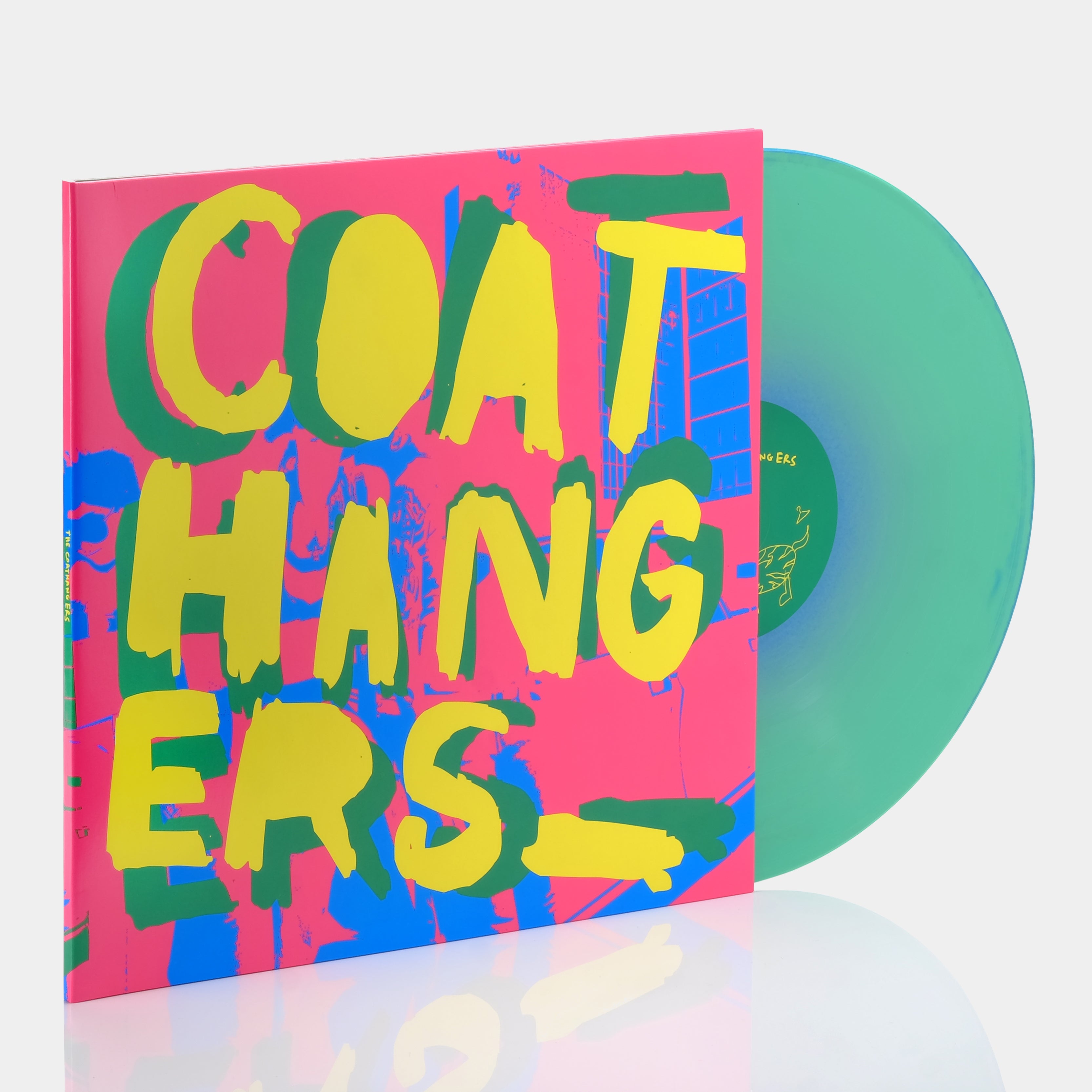 The Coathangers - The Coathangers LP Green & Blue Wreckless Vinyl Record