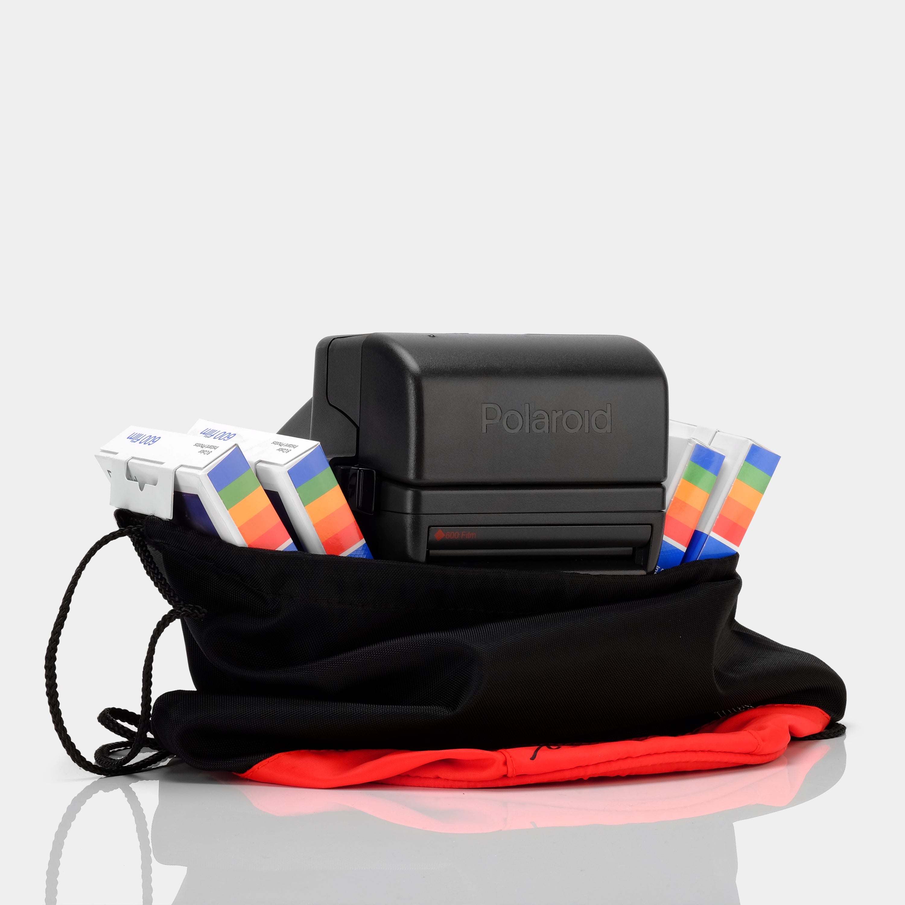 Polaroid Red Cool Cam Drawstring Instant Camera Bag