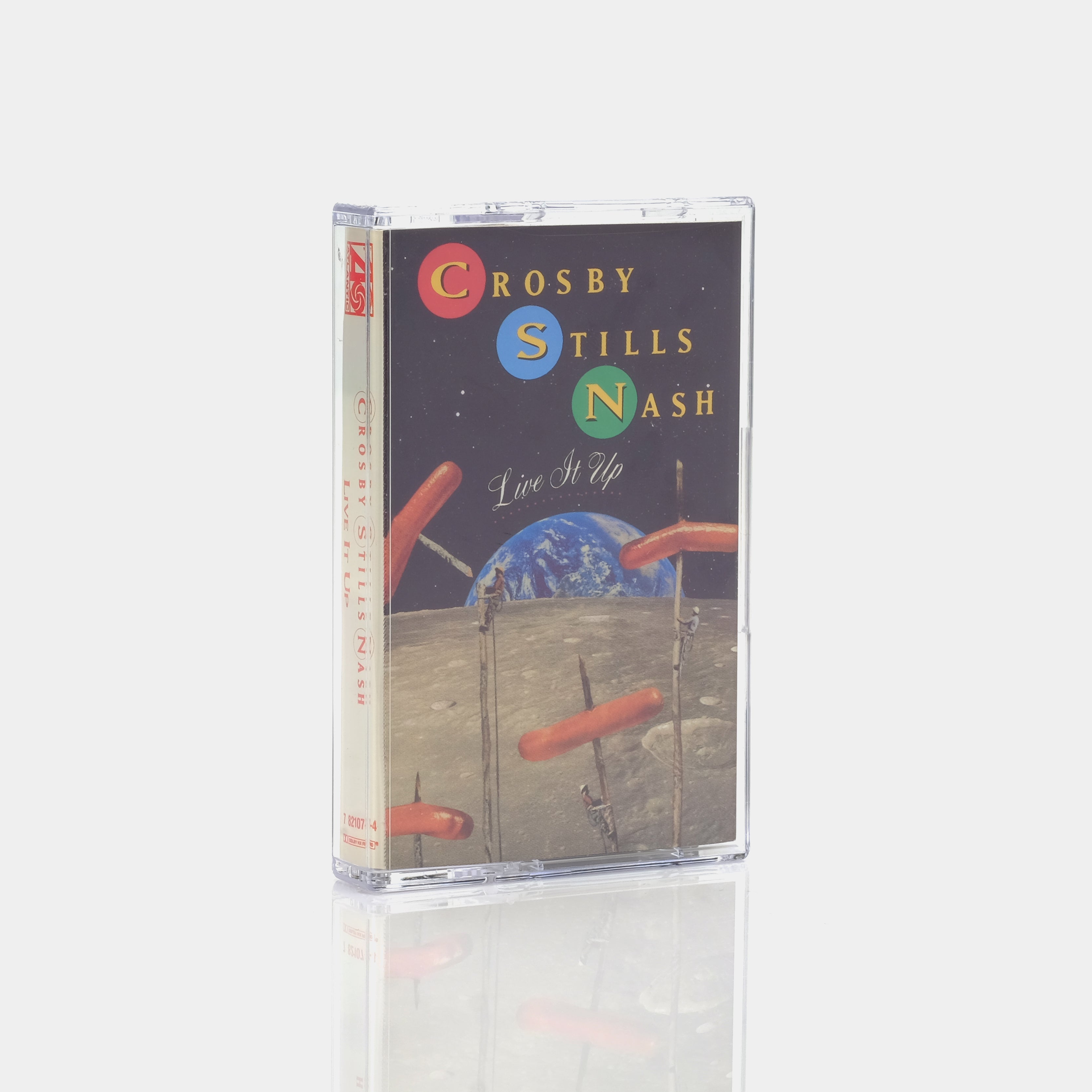 Crosby, Stills & Nash - Live It Up Cassette Tape