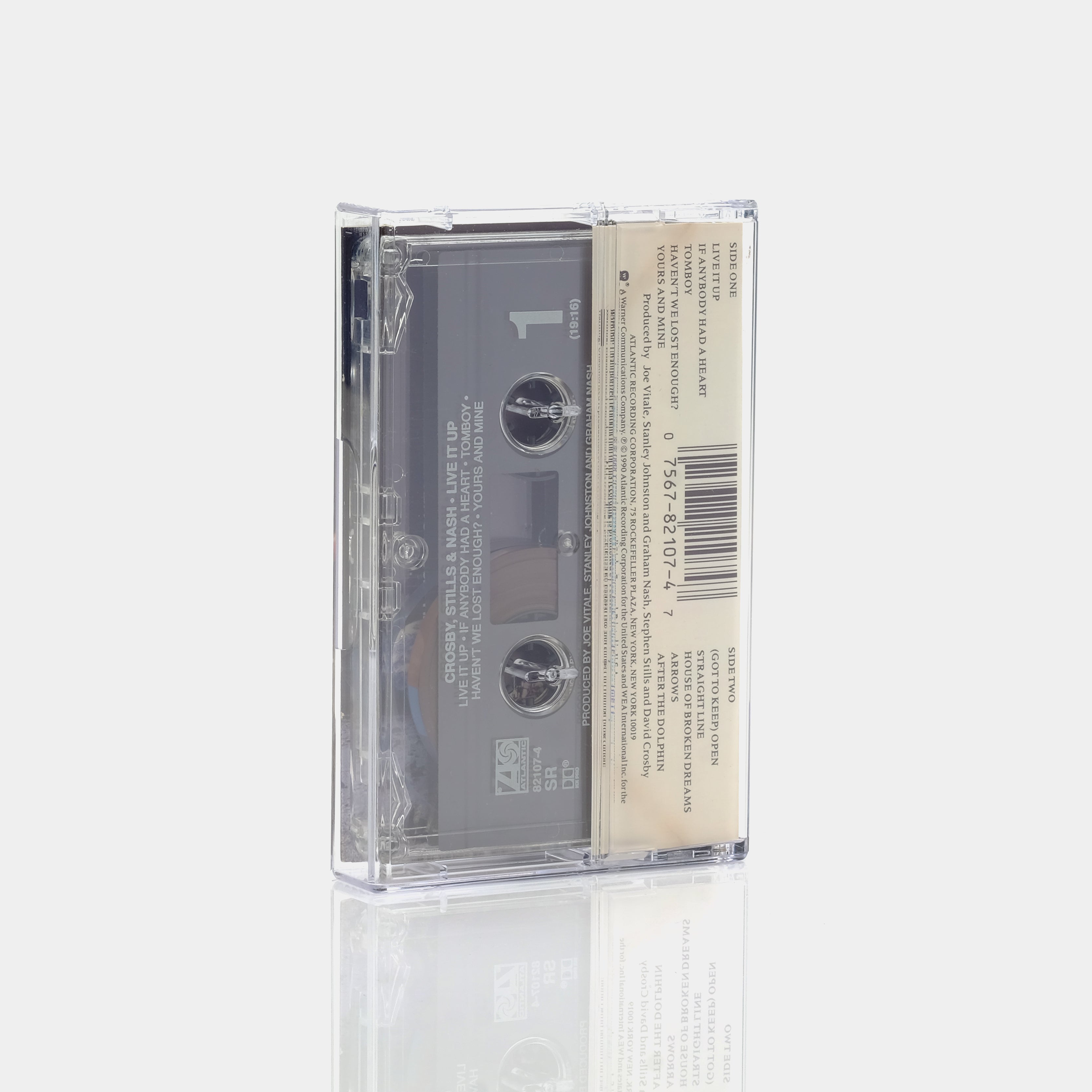 Crosby, Stills & Nash - Live It Up Cassette Tape