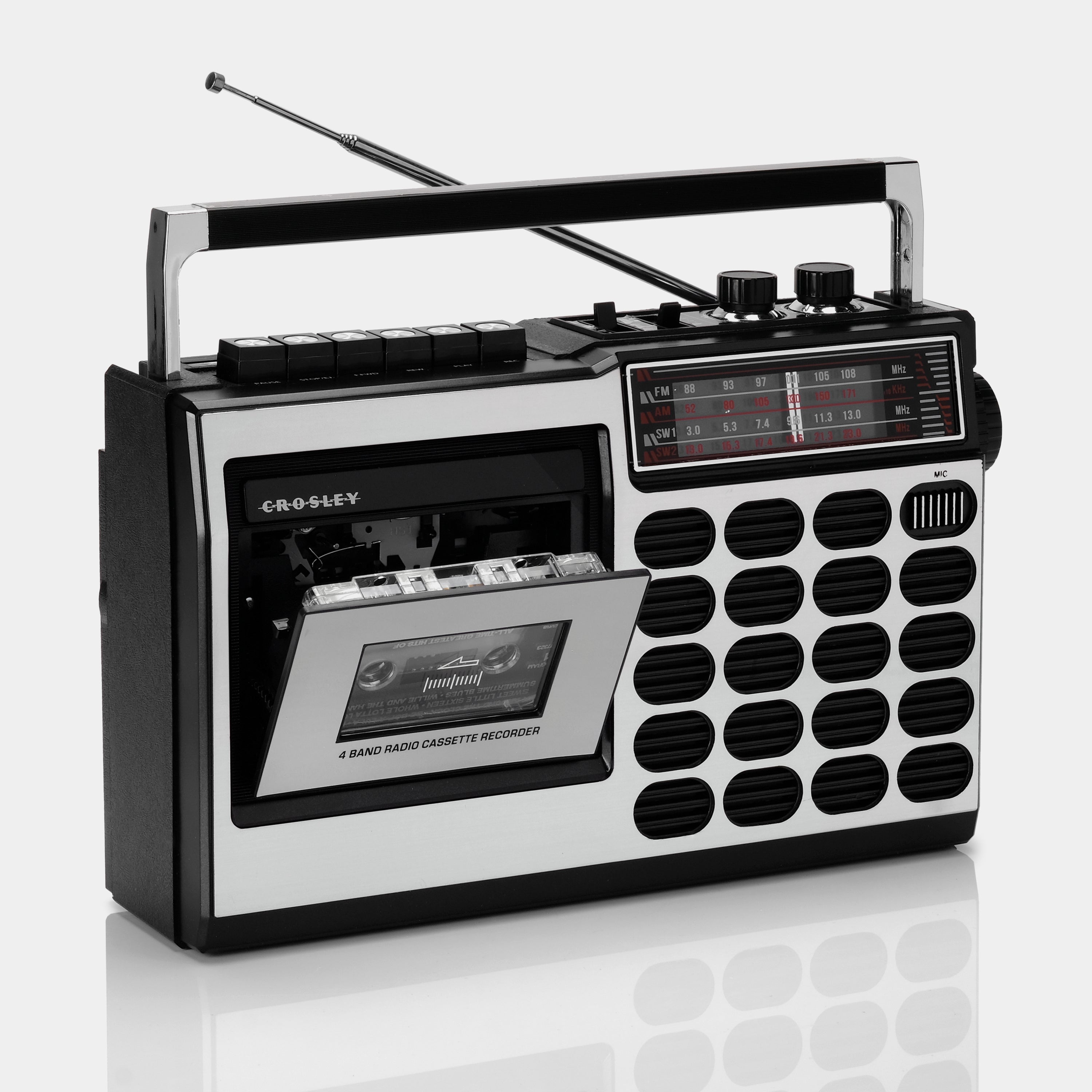 Crosley CT100 AM/FM Boombox Cassette Player