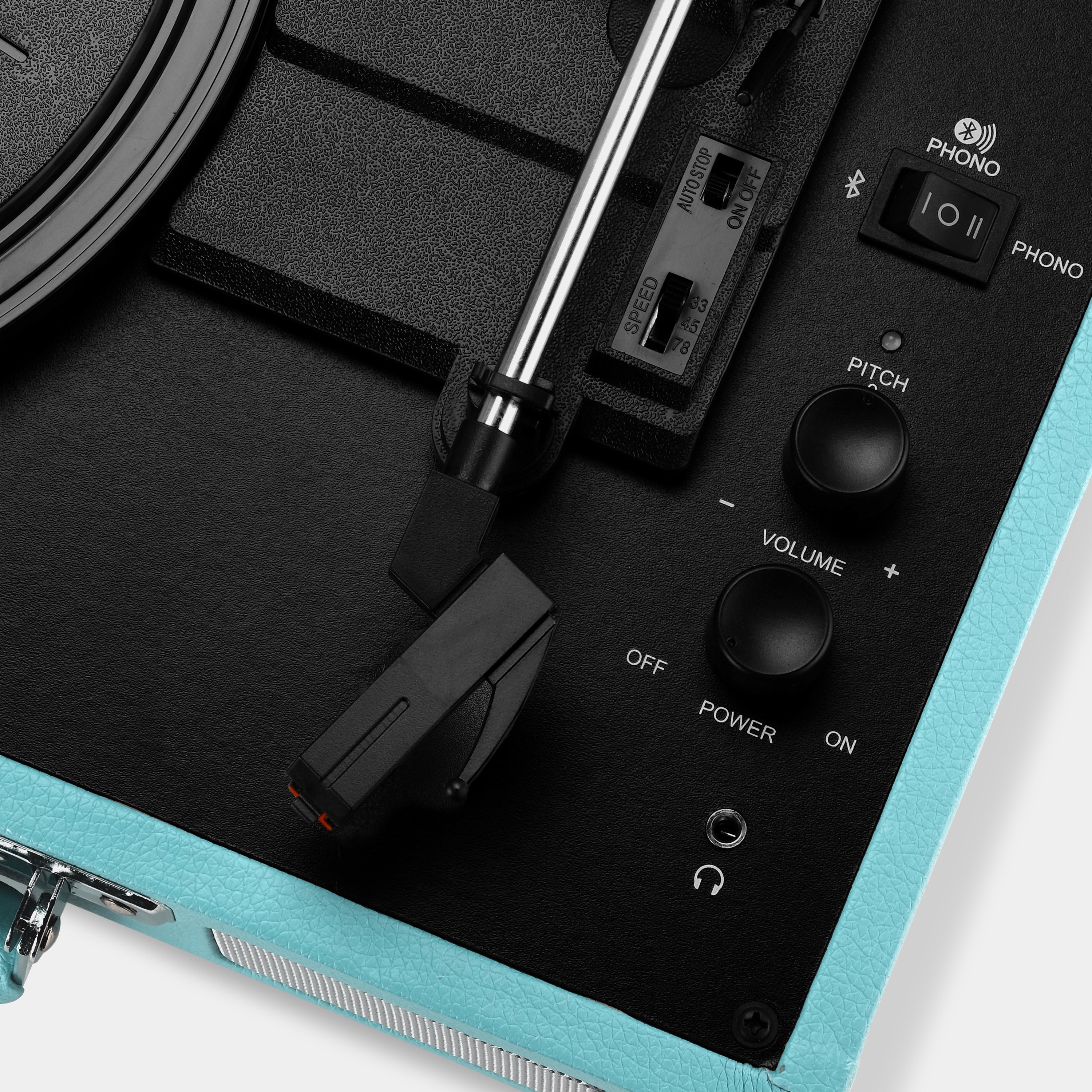 Crosley Cruiser Plus Turquoise Turntable with Bluetooth