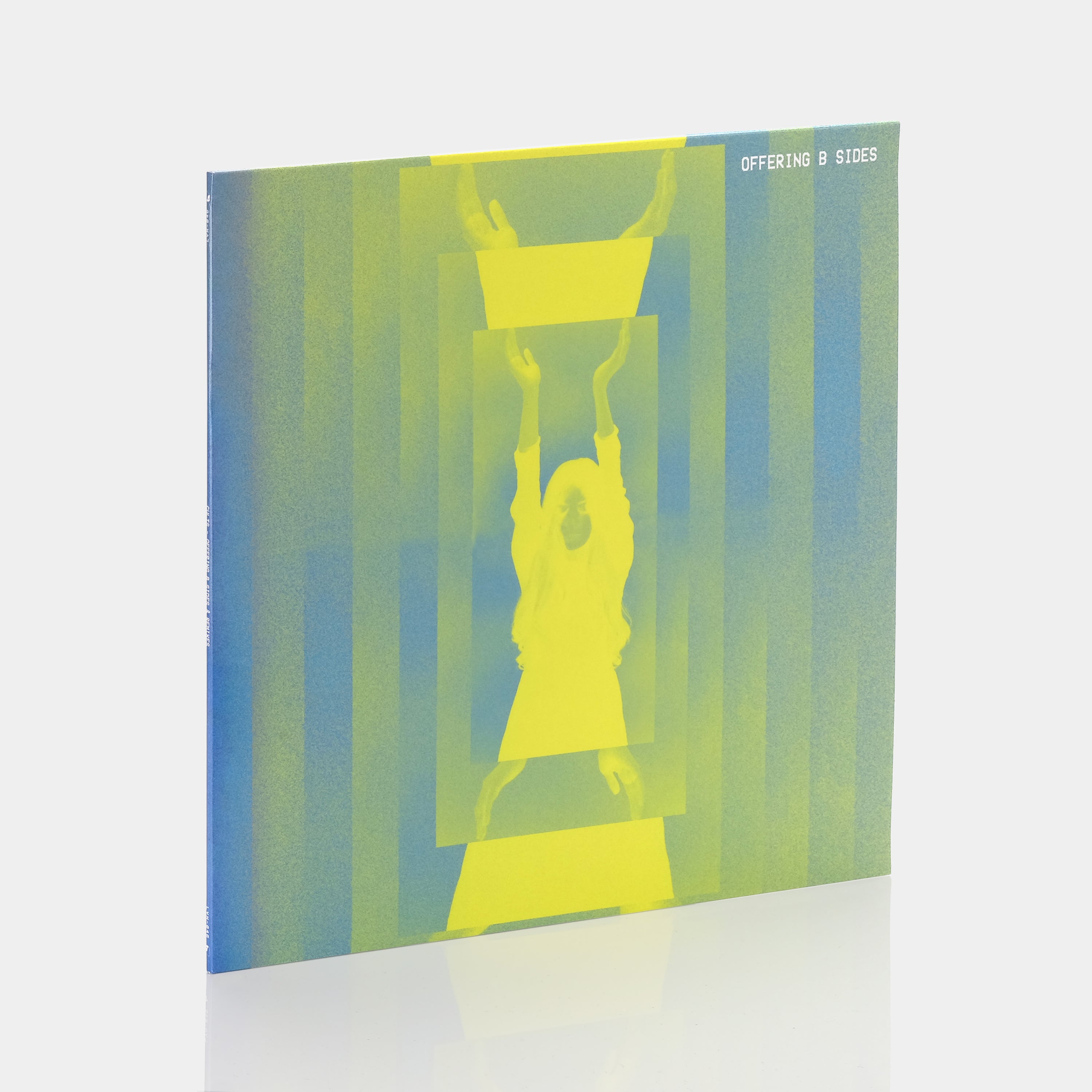 Cults - Offering B Sides & Remixes EP White & Clear Swirled Vinyl Record