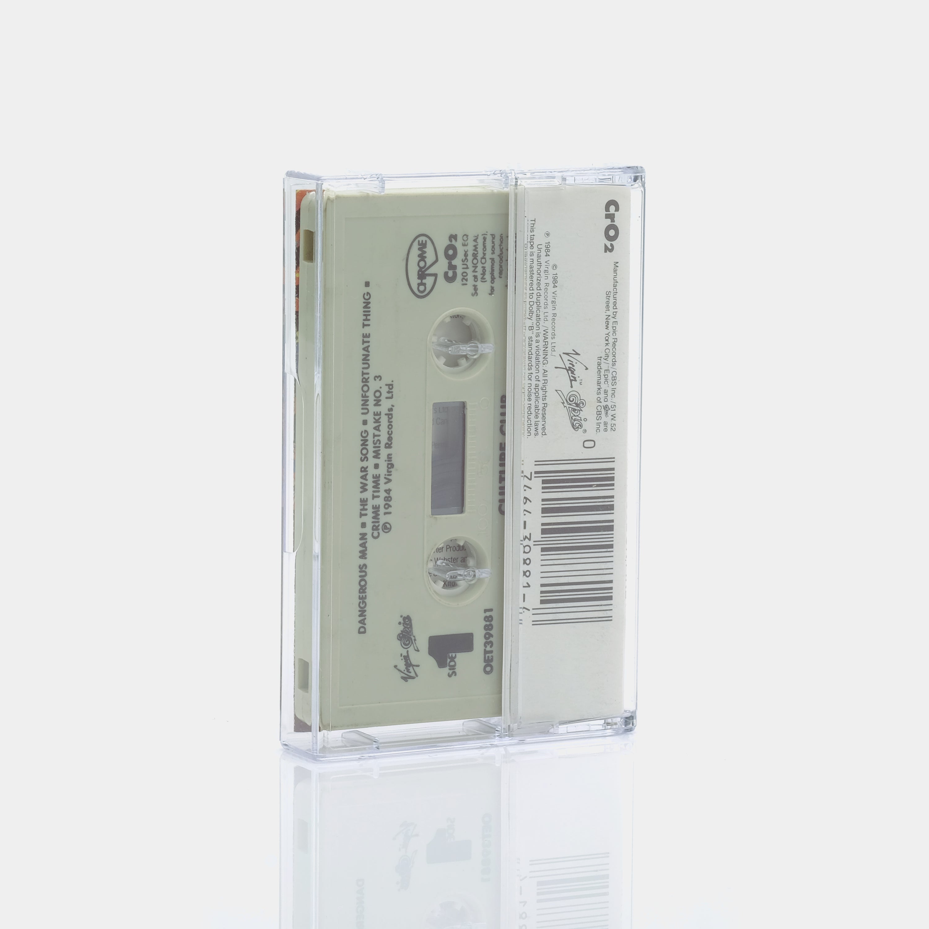 Culture Club - Waking Up With The House On Fire Cassette Tape